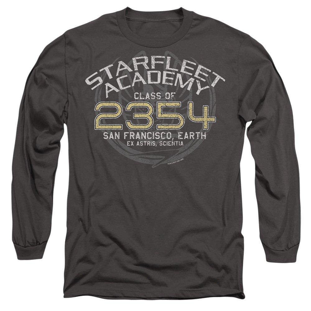Grey - Star Trek - Star Trek Sisko Graduation Long Sleeve T-Shirt Ch - 1