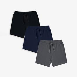 Threadbare 3-Pack Waffle Texture Lounge Shorts