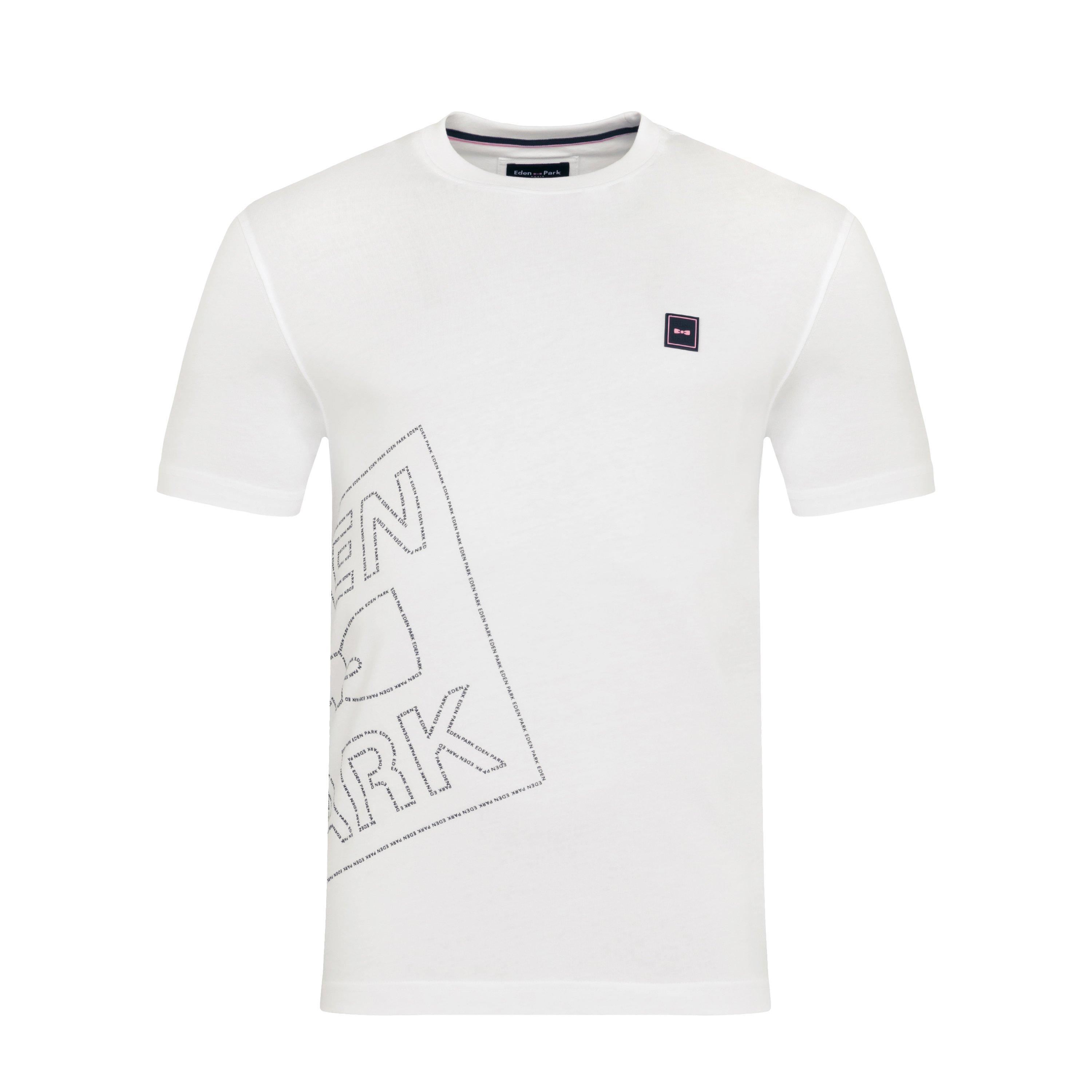 Bc - Eden Park - White T-shirt with Eden Park print - 1