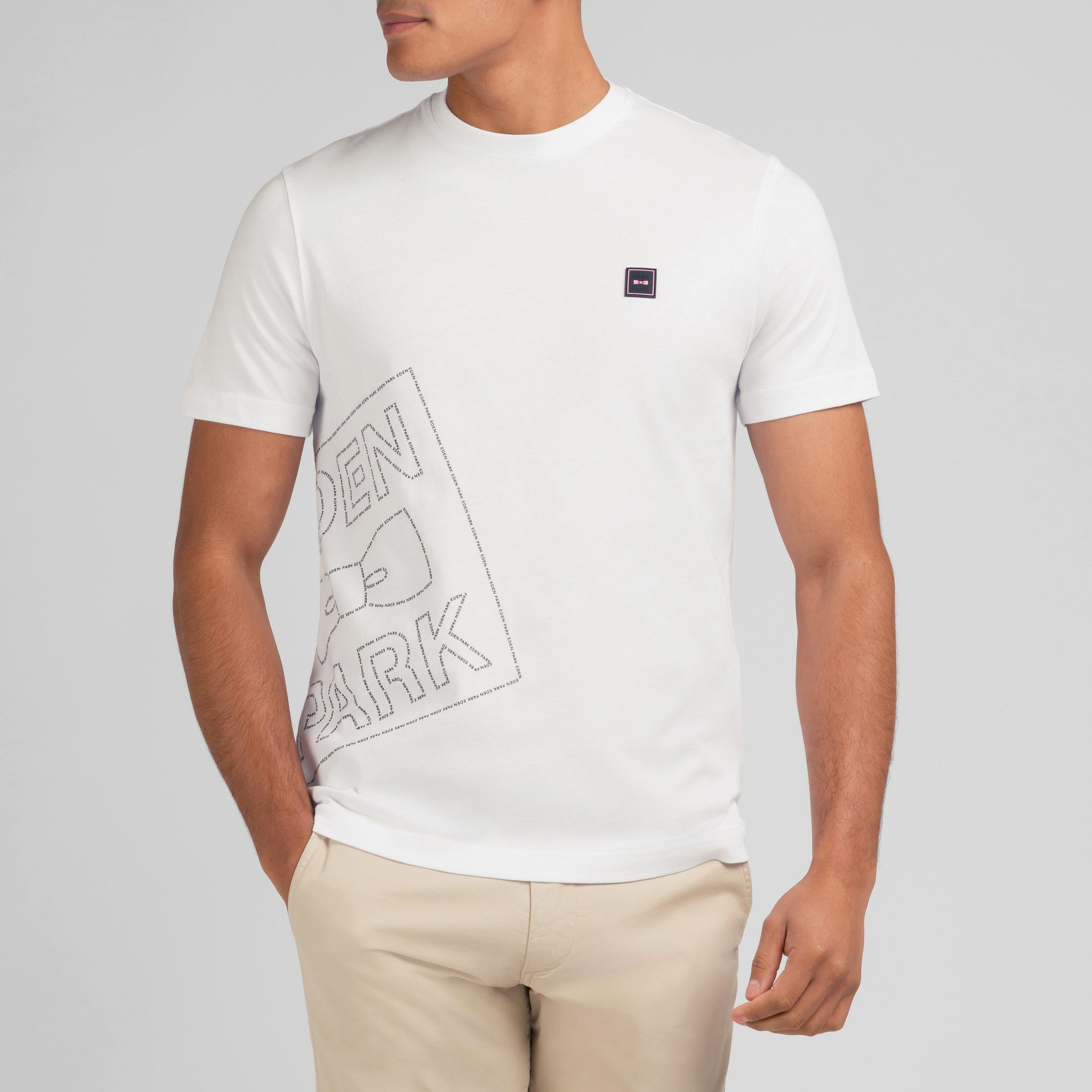 Bc - Eden Park - White T-shirt with Eden Park print - 2