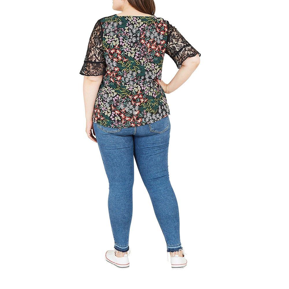 Black - Yumi - Black Butterfly Blouse - 3