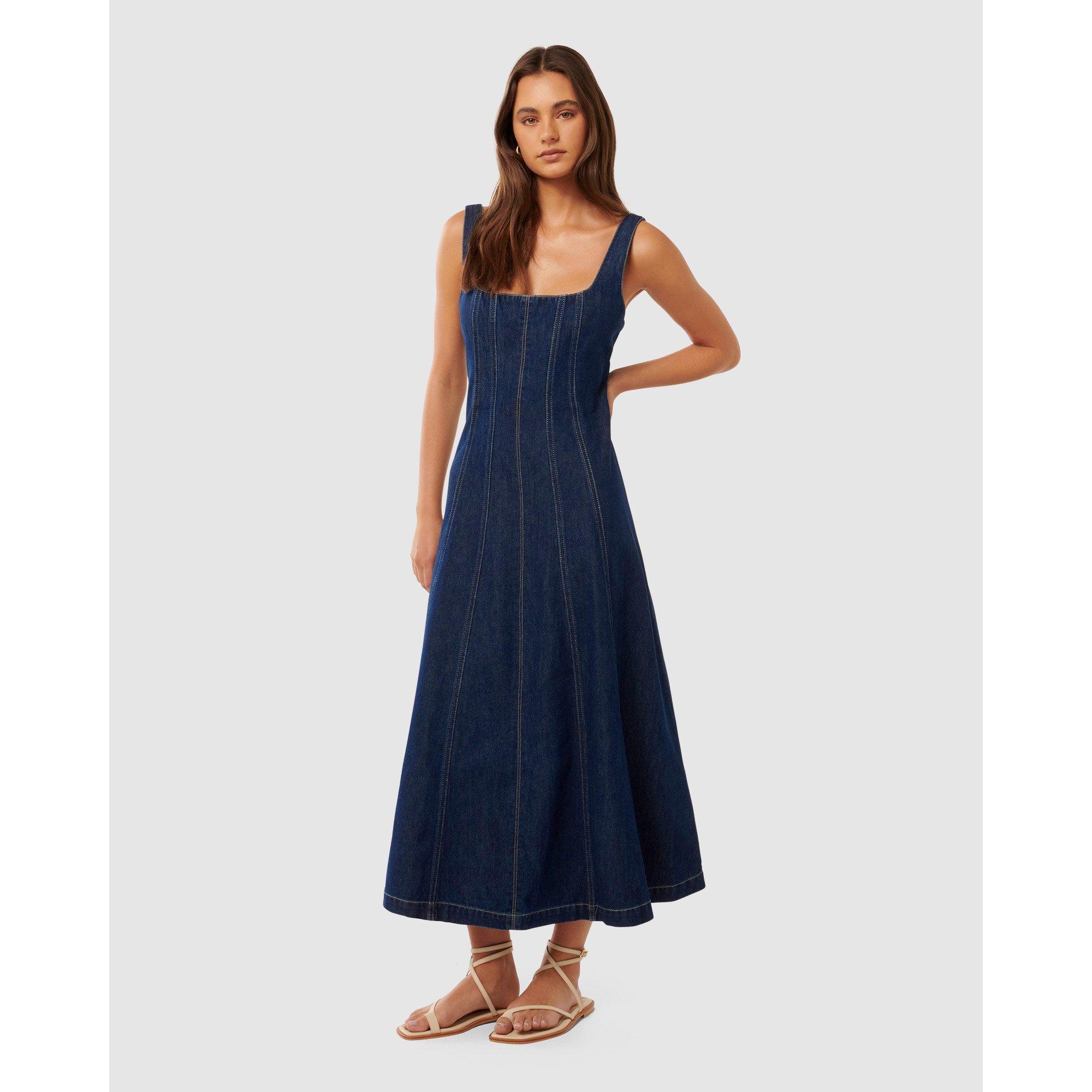 Dark Wash - Forever New - Amelia Denim Dress - 4