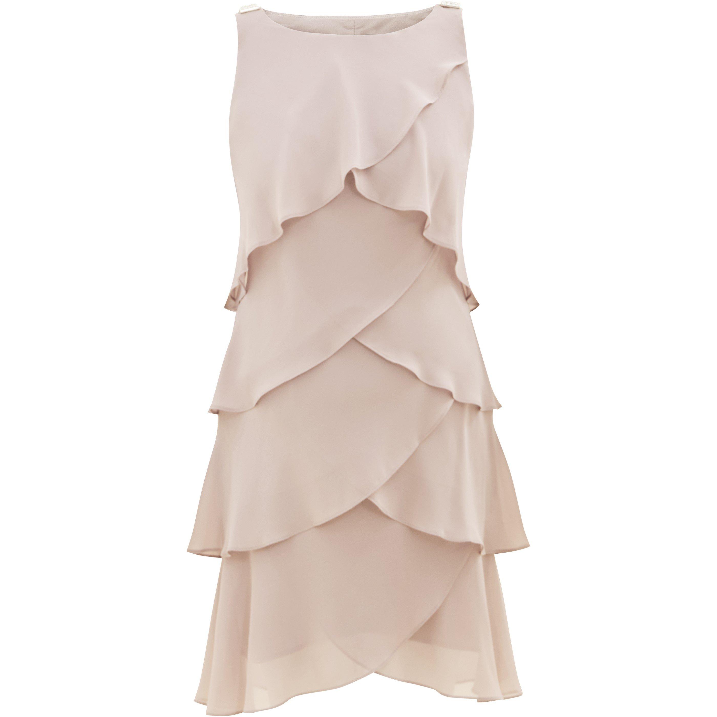 Cashmere - Gina Bacconi - Vesta Jewel Tiered Cocktail Dress - 4