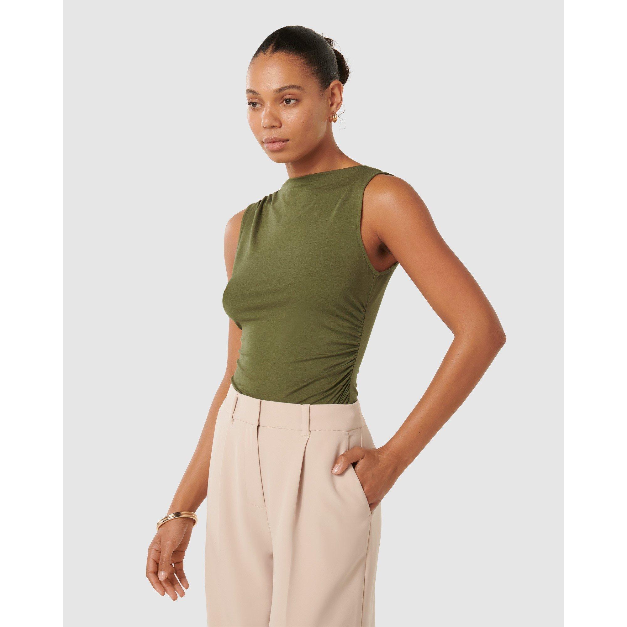 Winter Moss - Forever New - Belle Gathered Top - 5