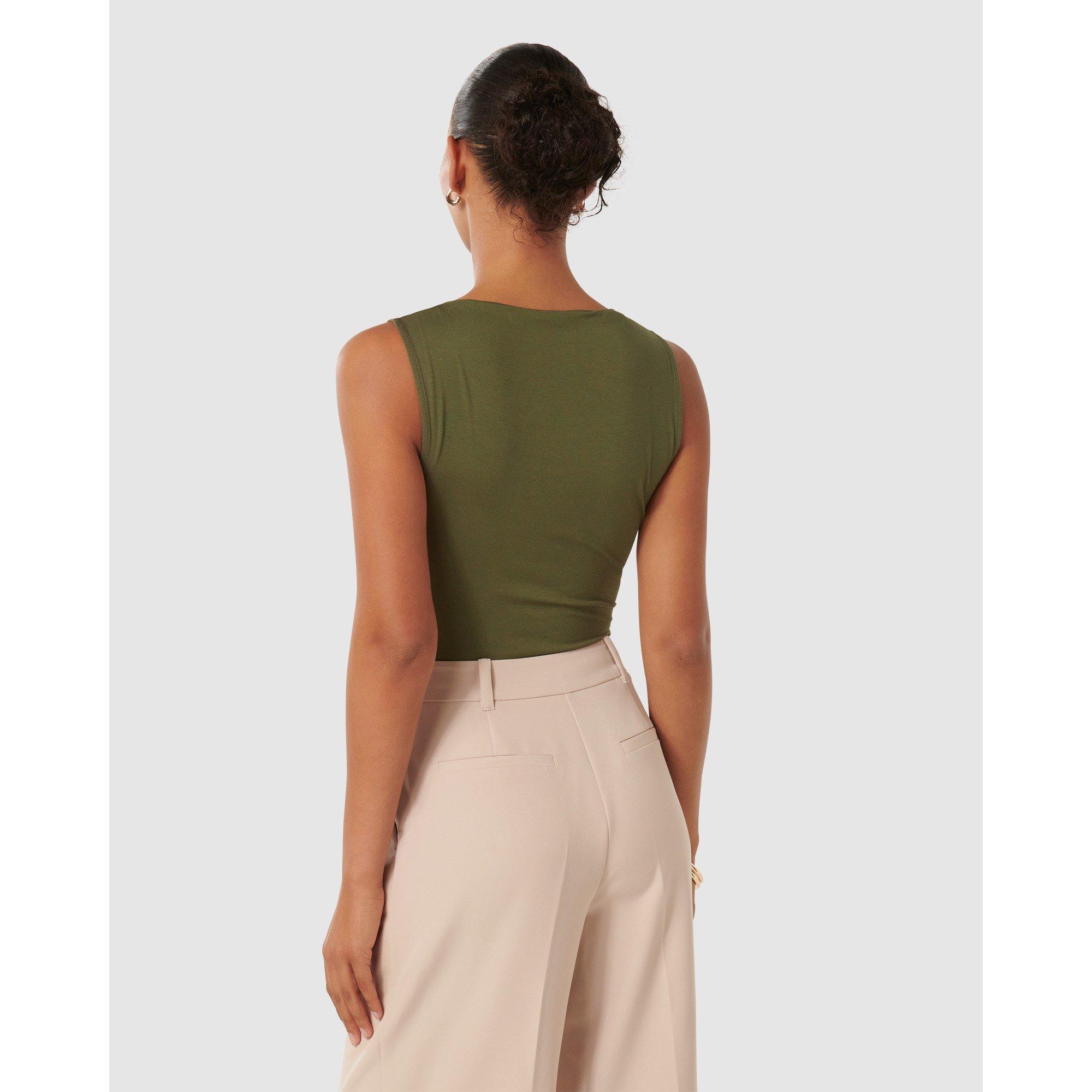 Winter Moss - Forever New - Belle Gathered Top - 6