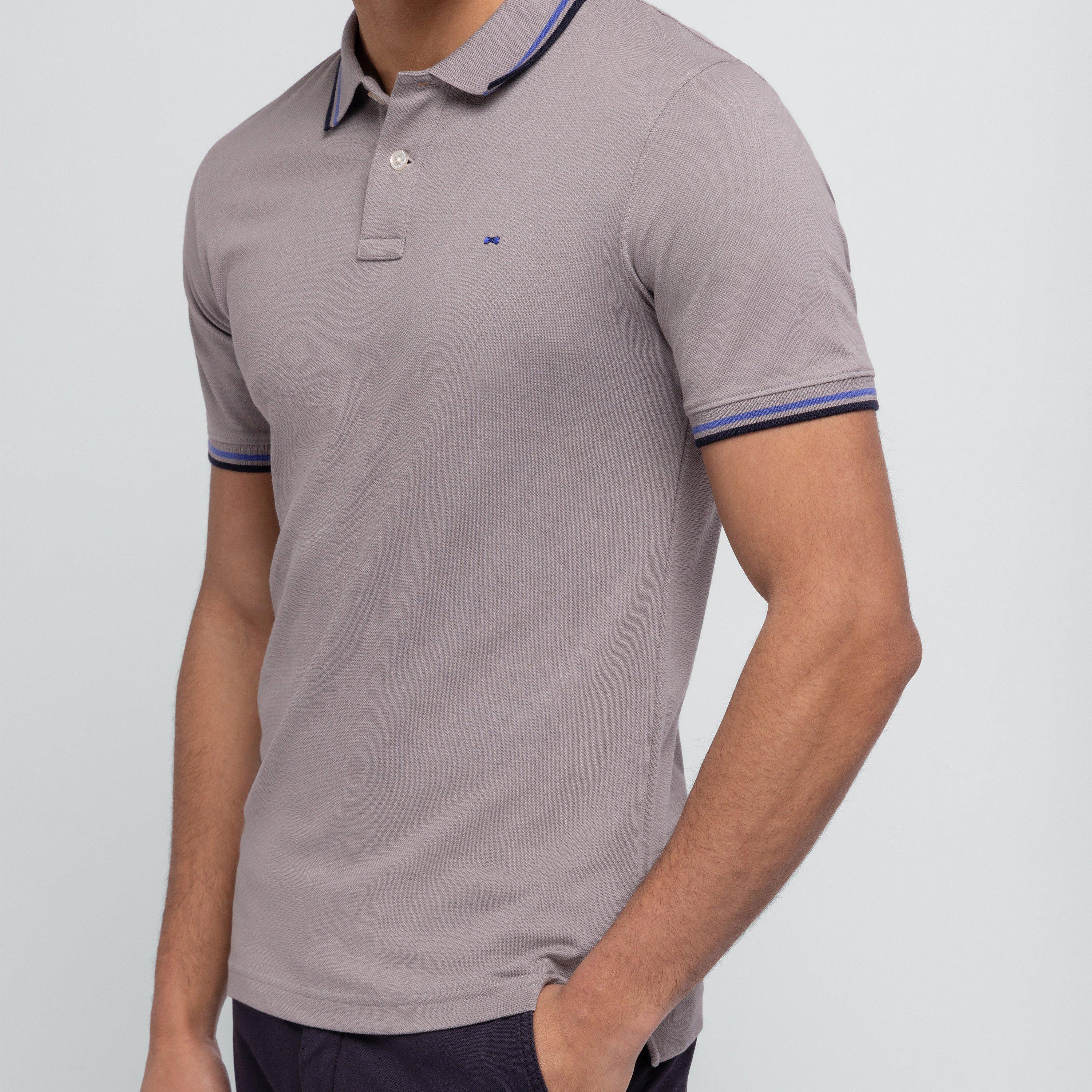 Grm4 - Eden Park - Aqua green shortsleeved polo - 3