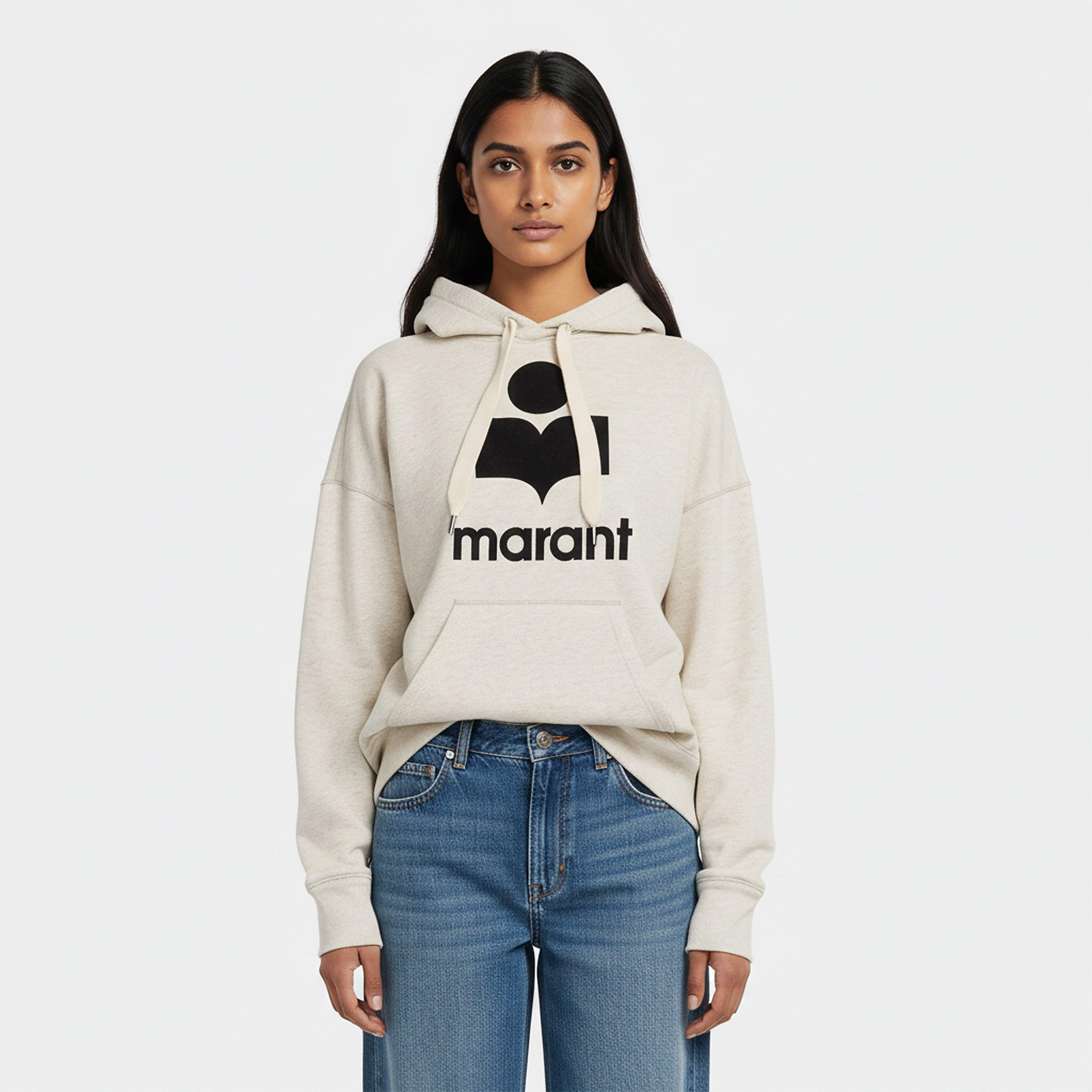 Ecru - Marant Etoile - Mansel Hooded Sweatshirt - 3