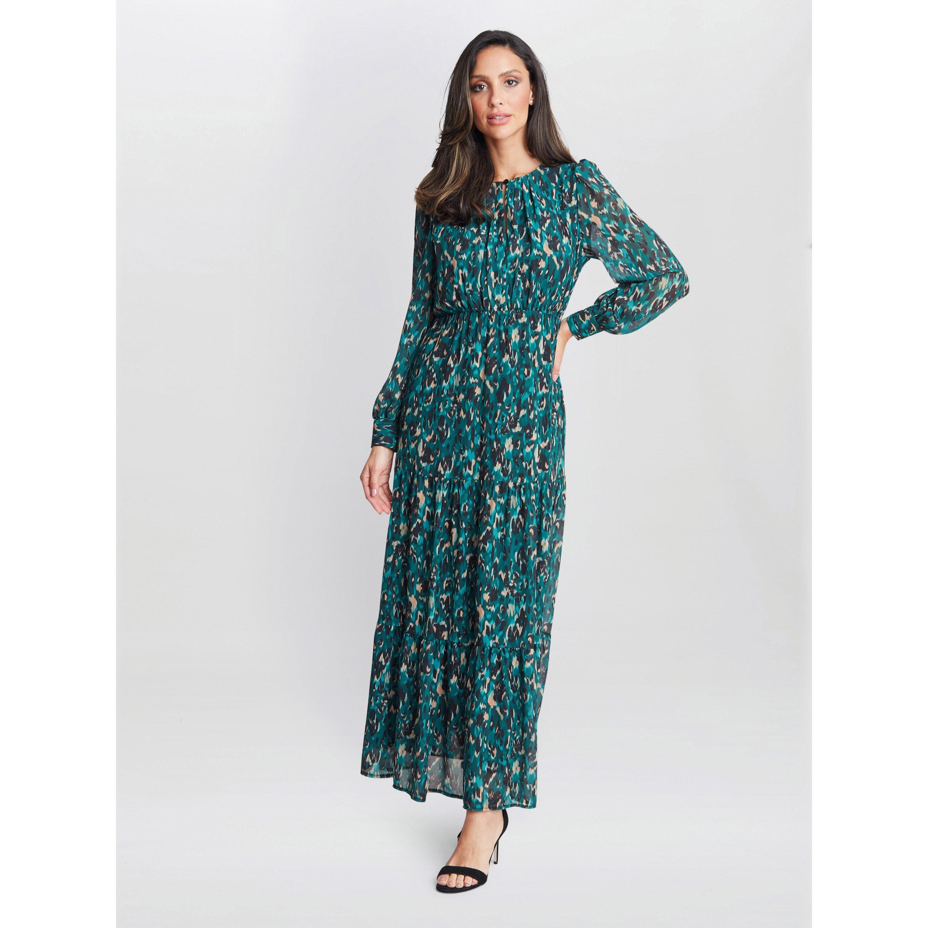 Navy / Multi - Gina Bacconi - Jojo Modesty Dress - 3