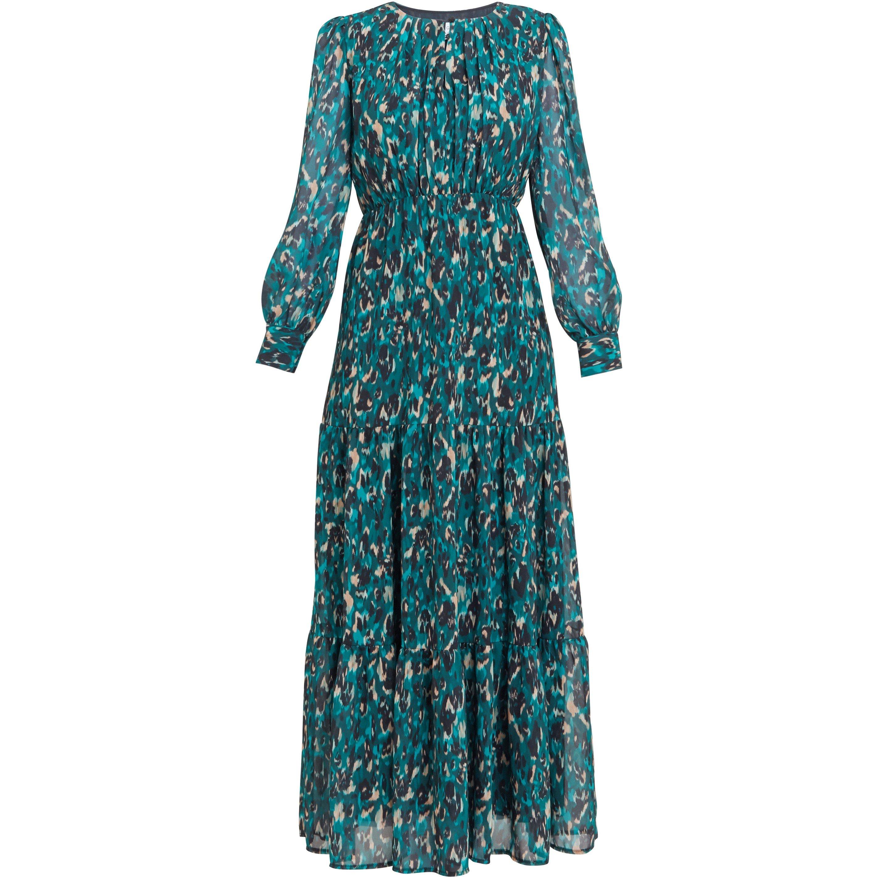 Navy / Multi - Gina Bacconi - Jojo Modesty Dress - 4