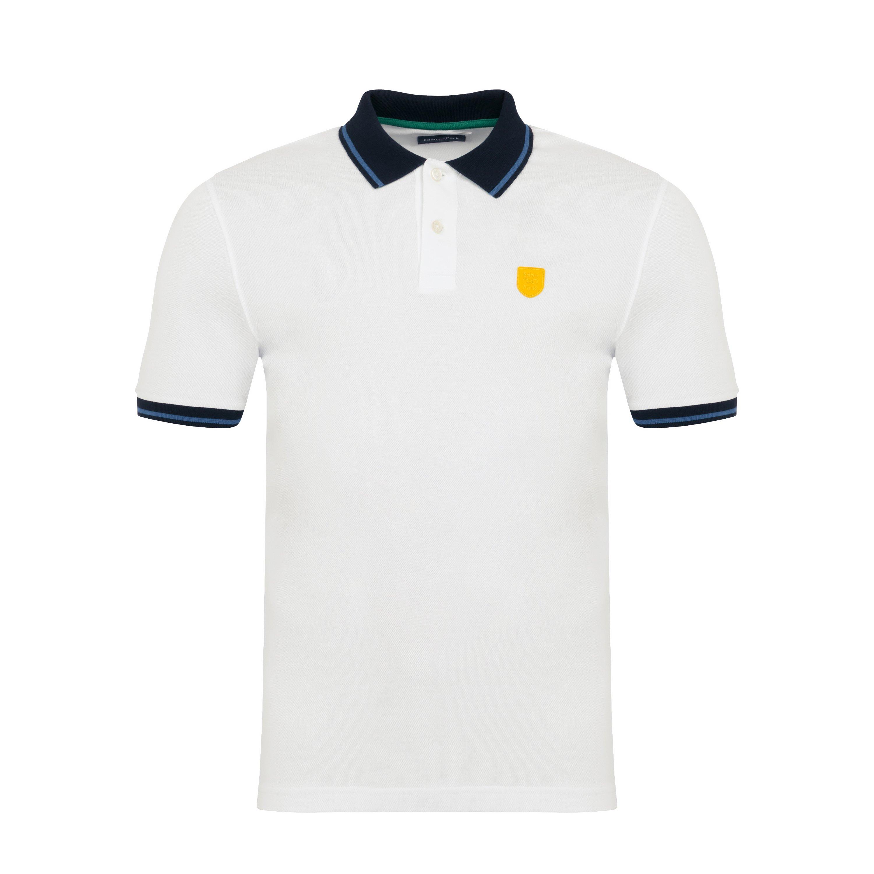Bc - Eden Park - White short-sleeved polo shirt - 1