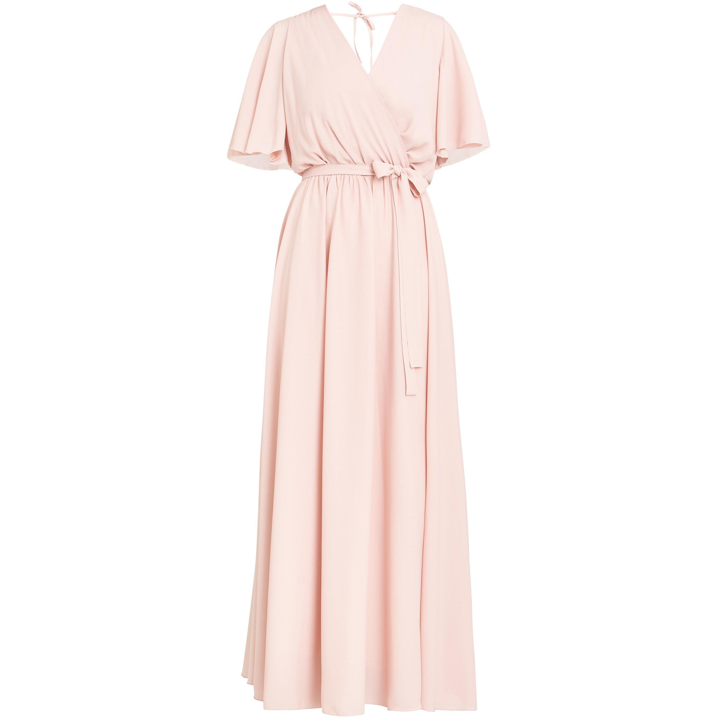 Blush - Gina Bacconi - Crissy Maxi Dress With Cape Sleeve - 4