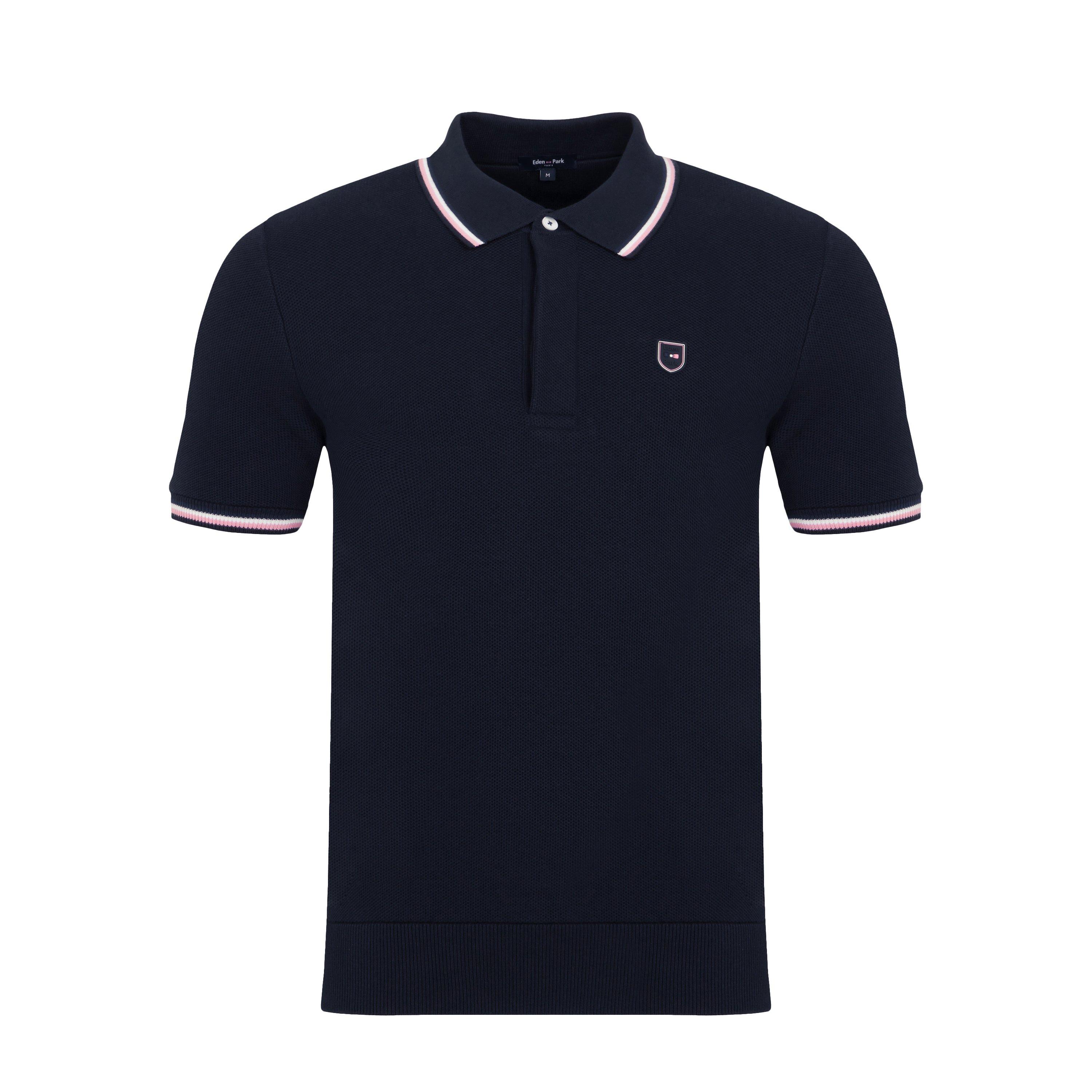 Blf - Eden Park - Navy blue short-sleeved jumper - 1