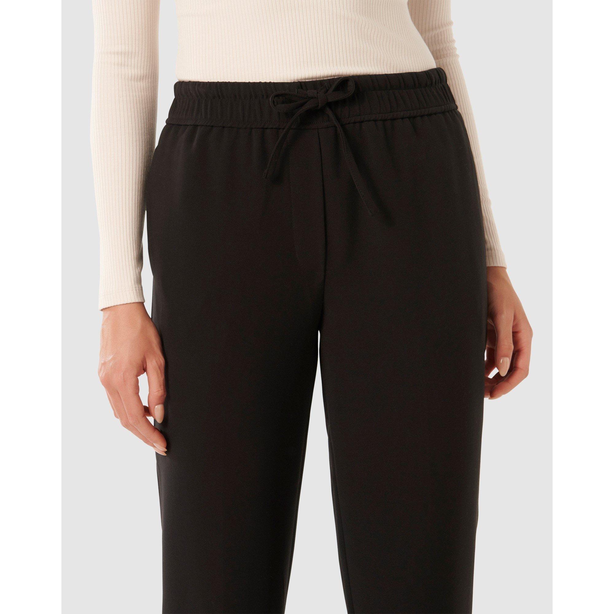 Black - Forever New - Teagan Straight Leg Pants - 3