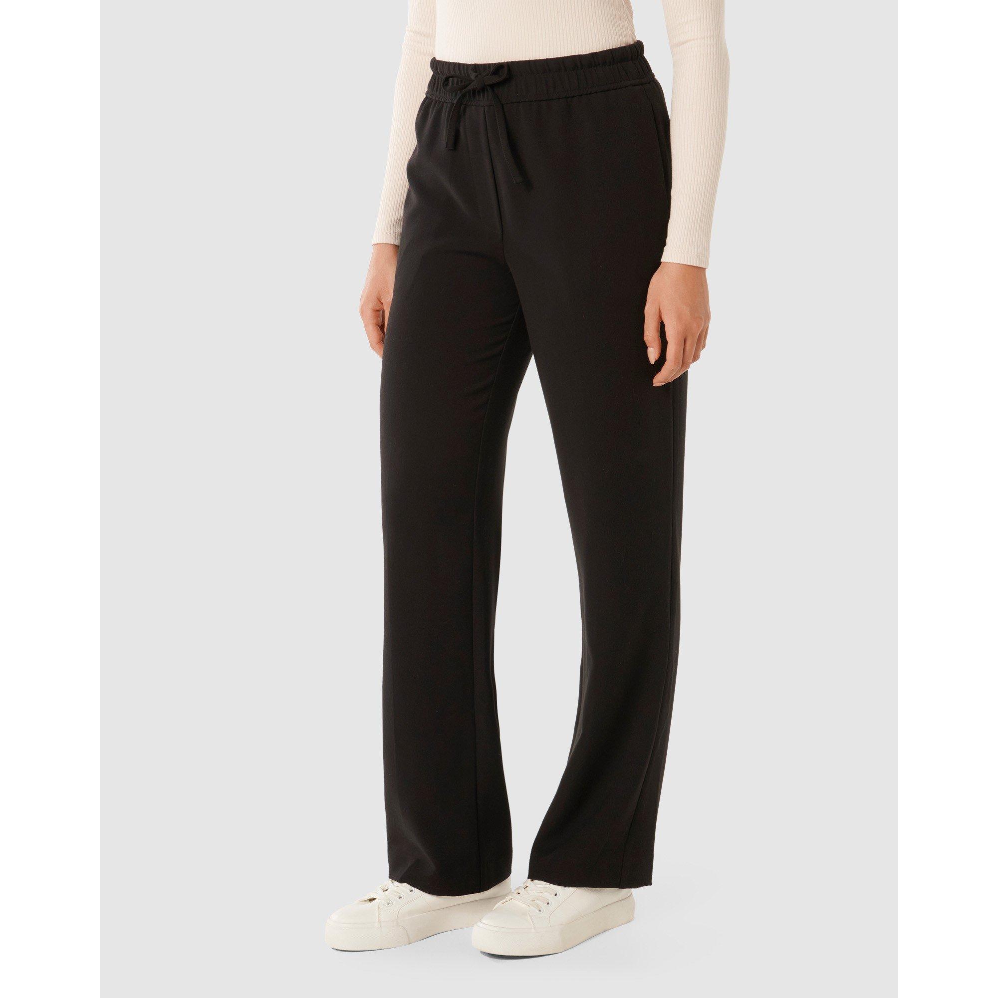 Black - Forever New - Teagan Straight Leg Pants - 4