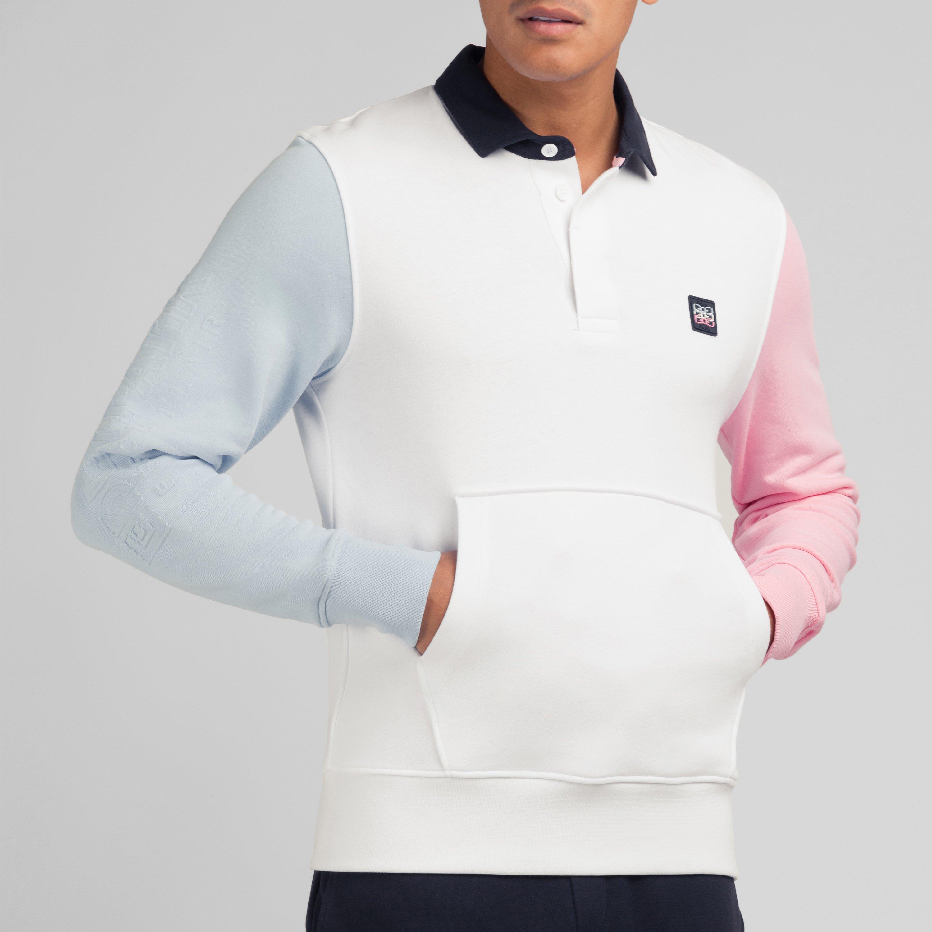 Bc - Eden Park - Colour-block polo-neck sweatshirt - 2
