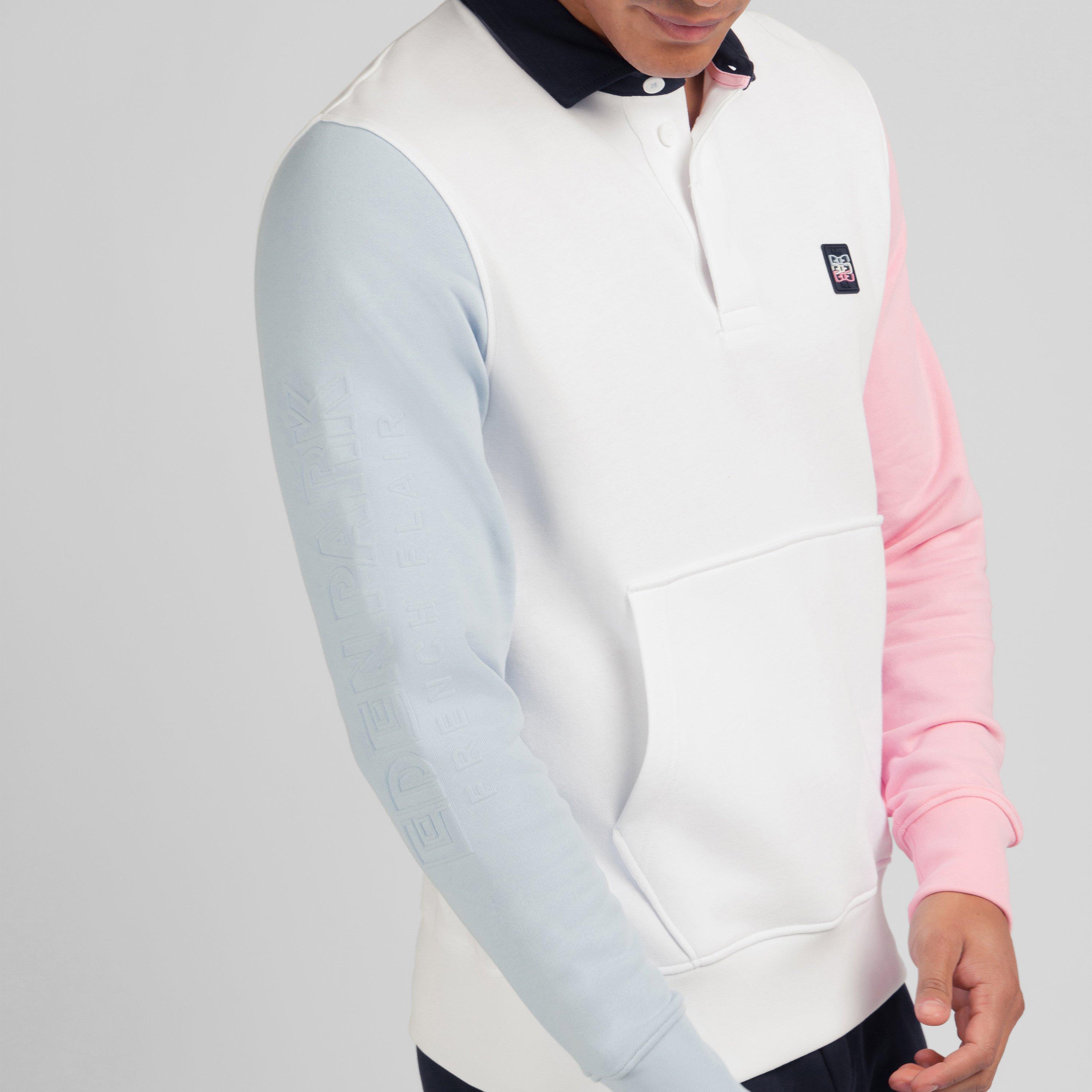 Bc - Eden Park - Colour-block polo-neck sweatshirt - 4