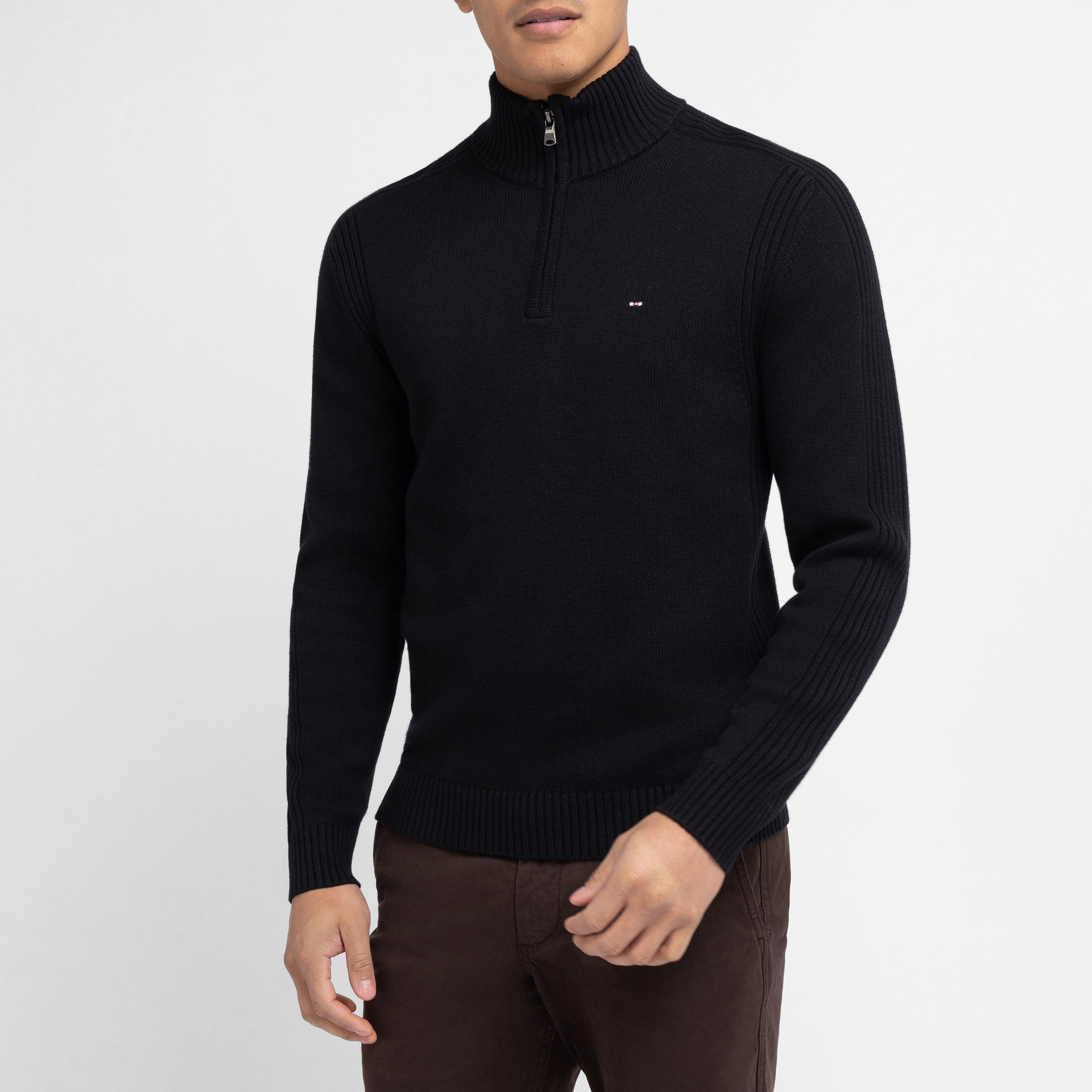 No - Eden Park - Black quarter zip knitwear - 2