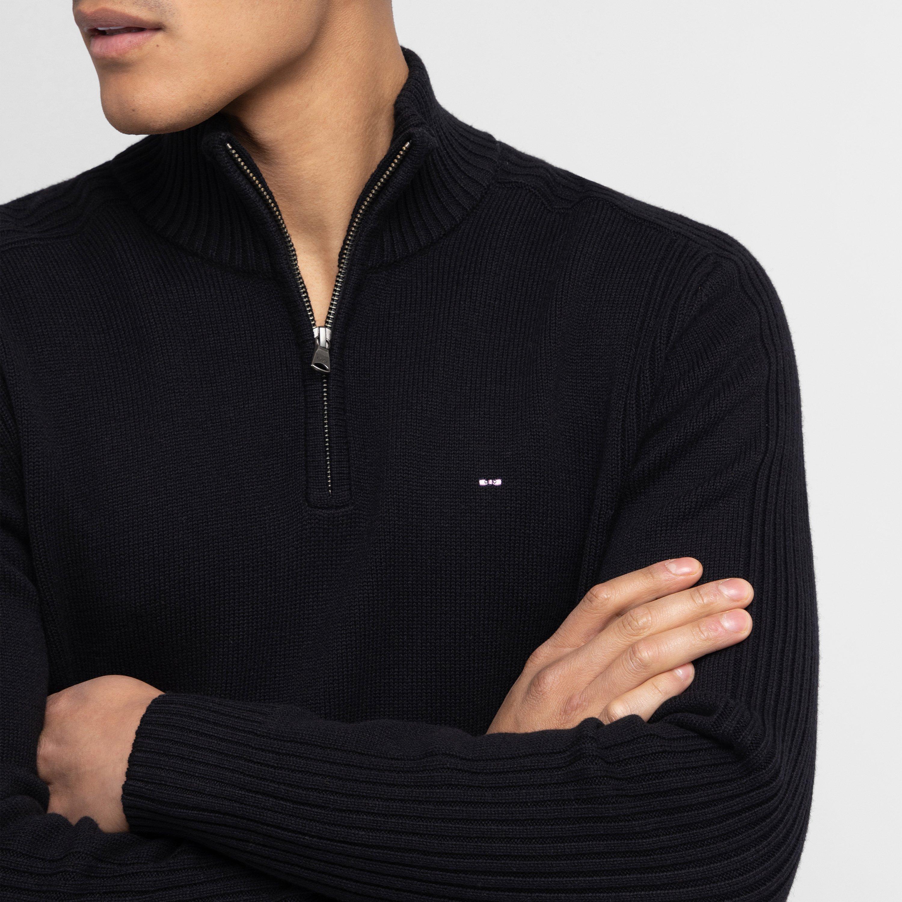 No - Eden Park - Black quarter zip knitwear - 5