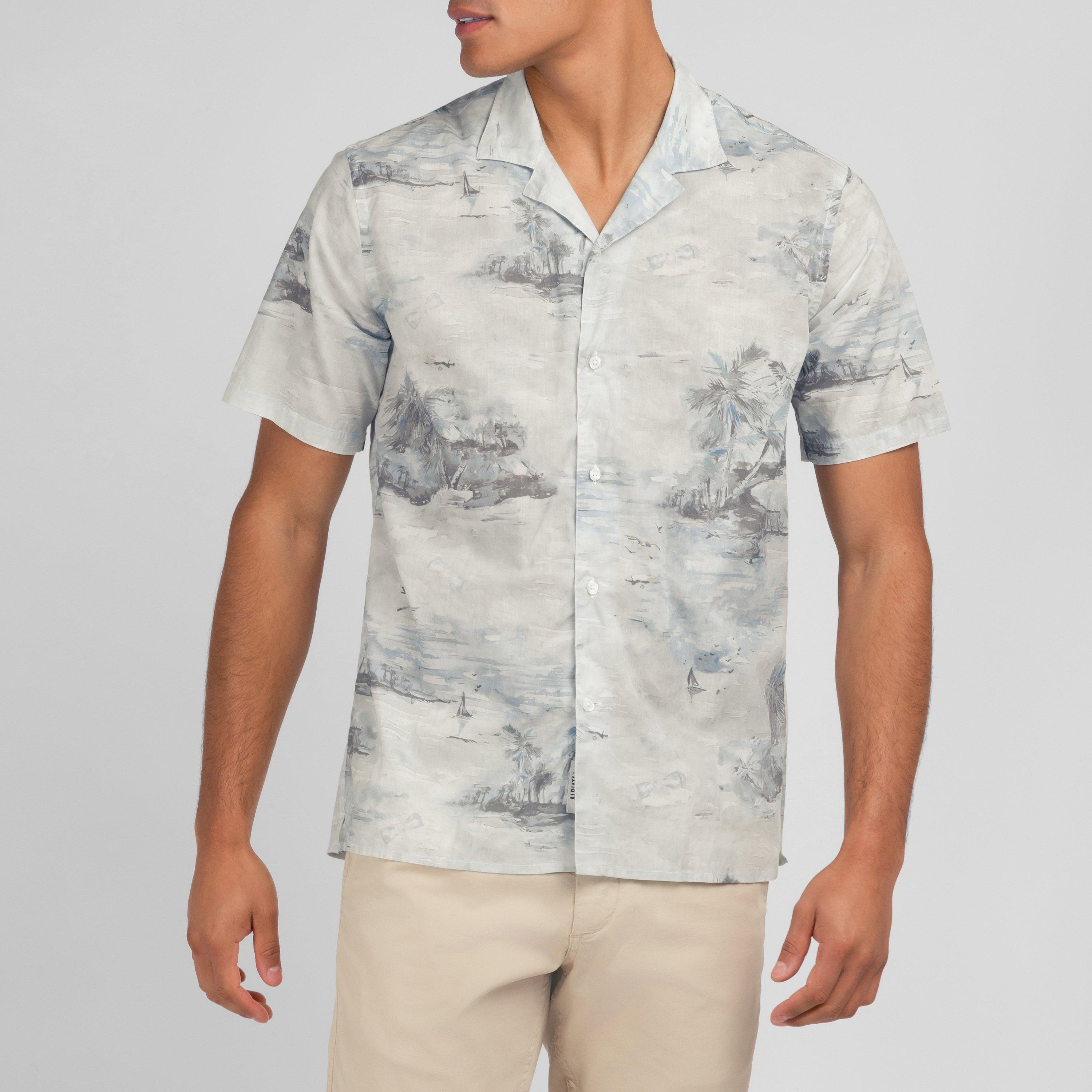 Blc8 - Eden Park - Shirt with exclusive palm trees print - 2
