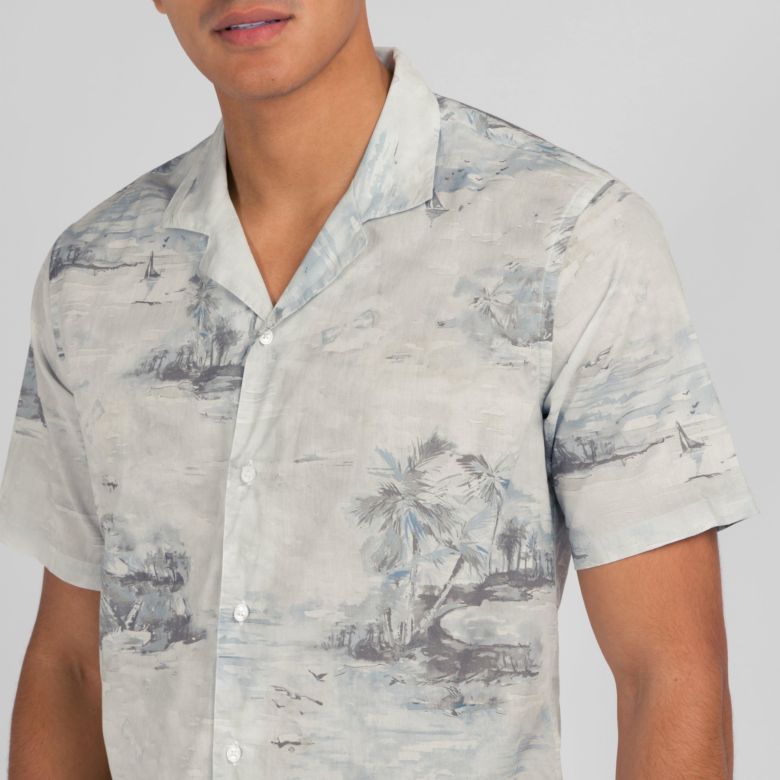 Blc8 - Eden Park - Shirt with exclusive palm trees print - 3