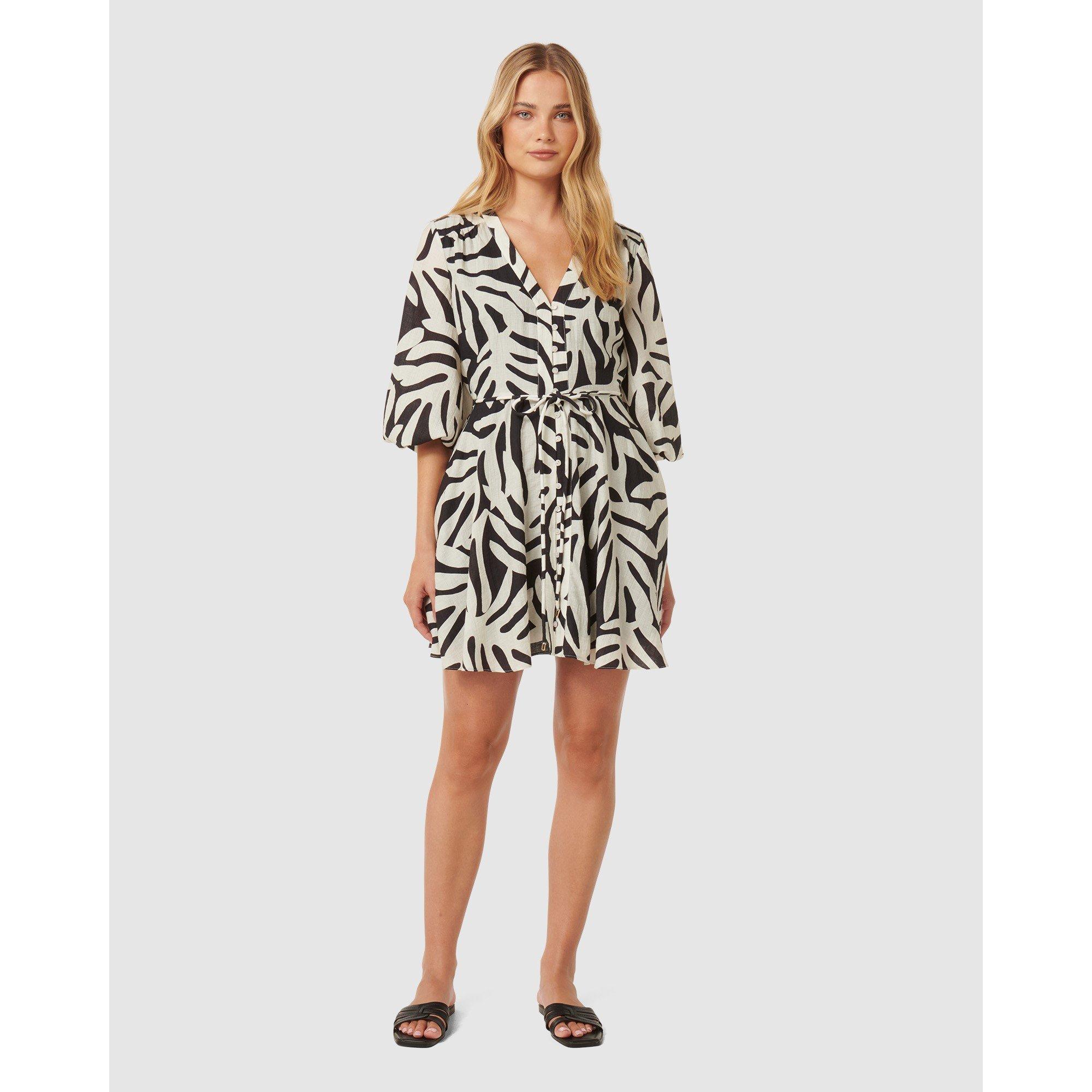 Milos Leaf - Forever New - Alicia Rope Tie Mini Dress - 2