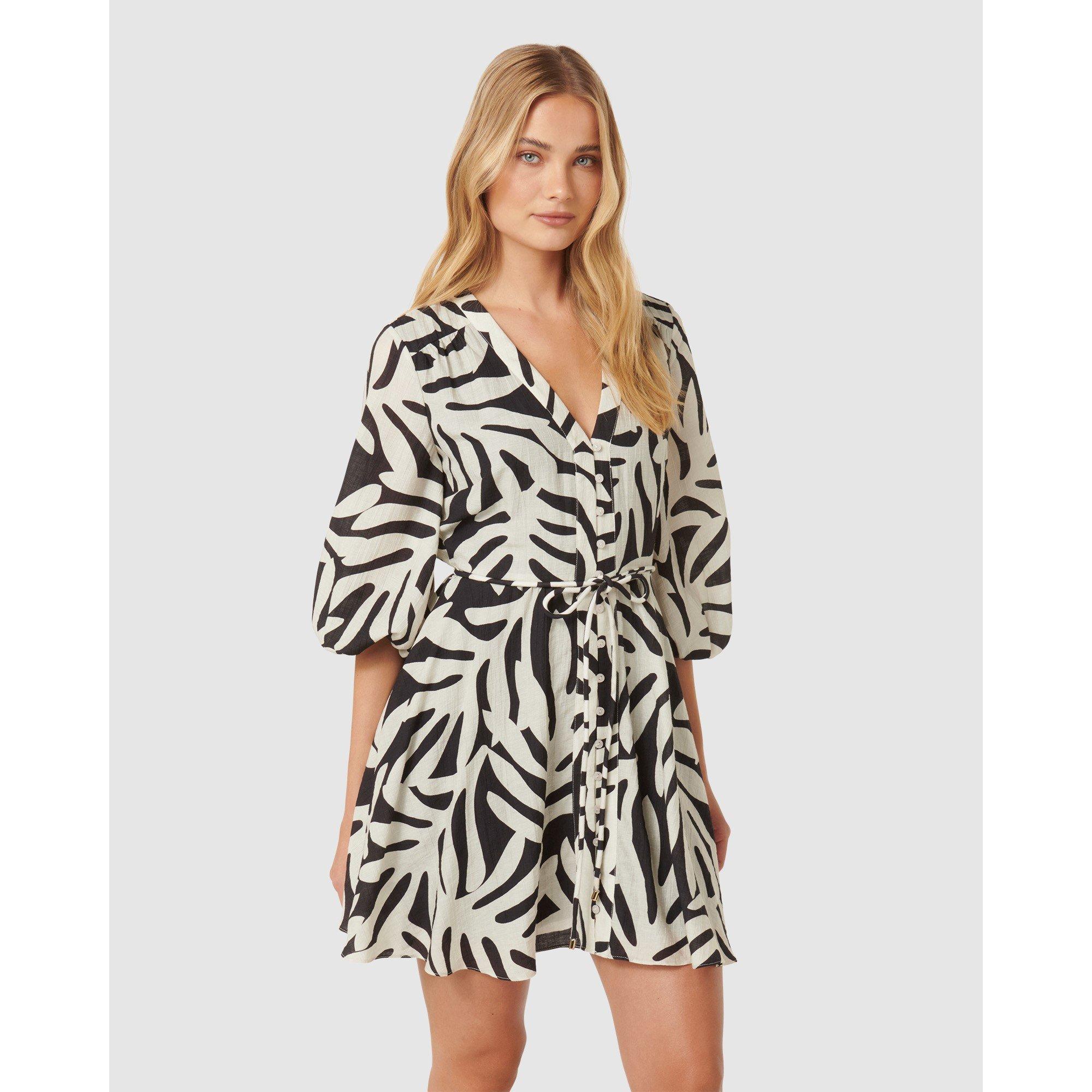 Milos Leaf - Forever New - Alicia Rope Tie Mini Dress - 5