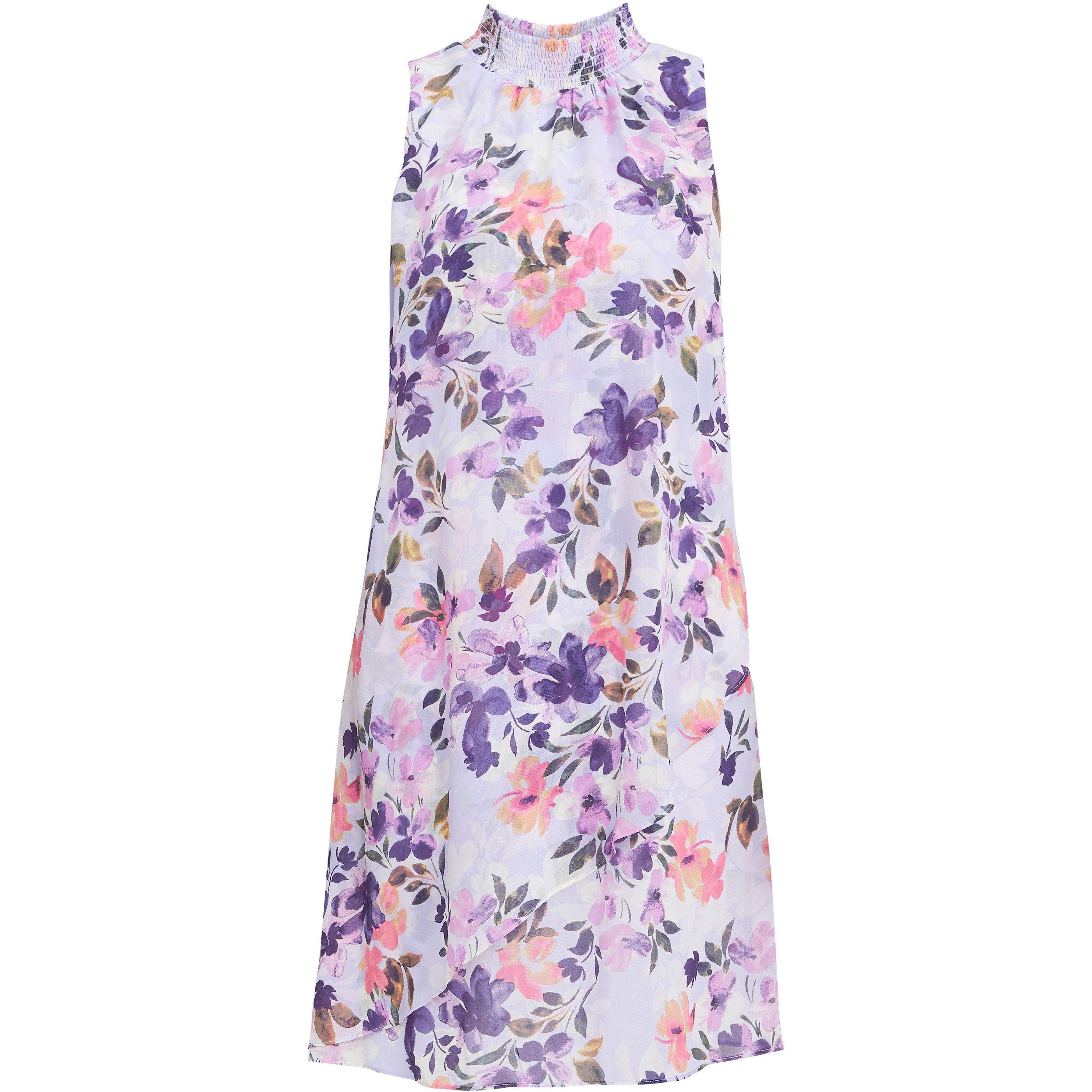 Purple Infusion - Gina Bacconi - Ginnie Printed Sleeveless Dress - 4