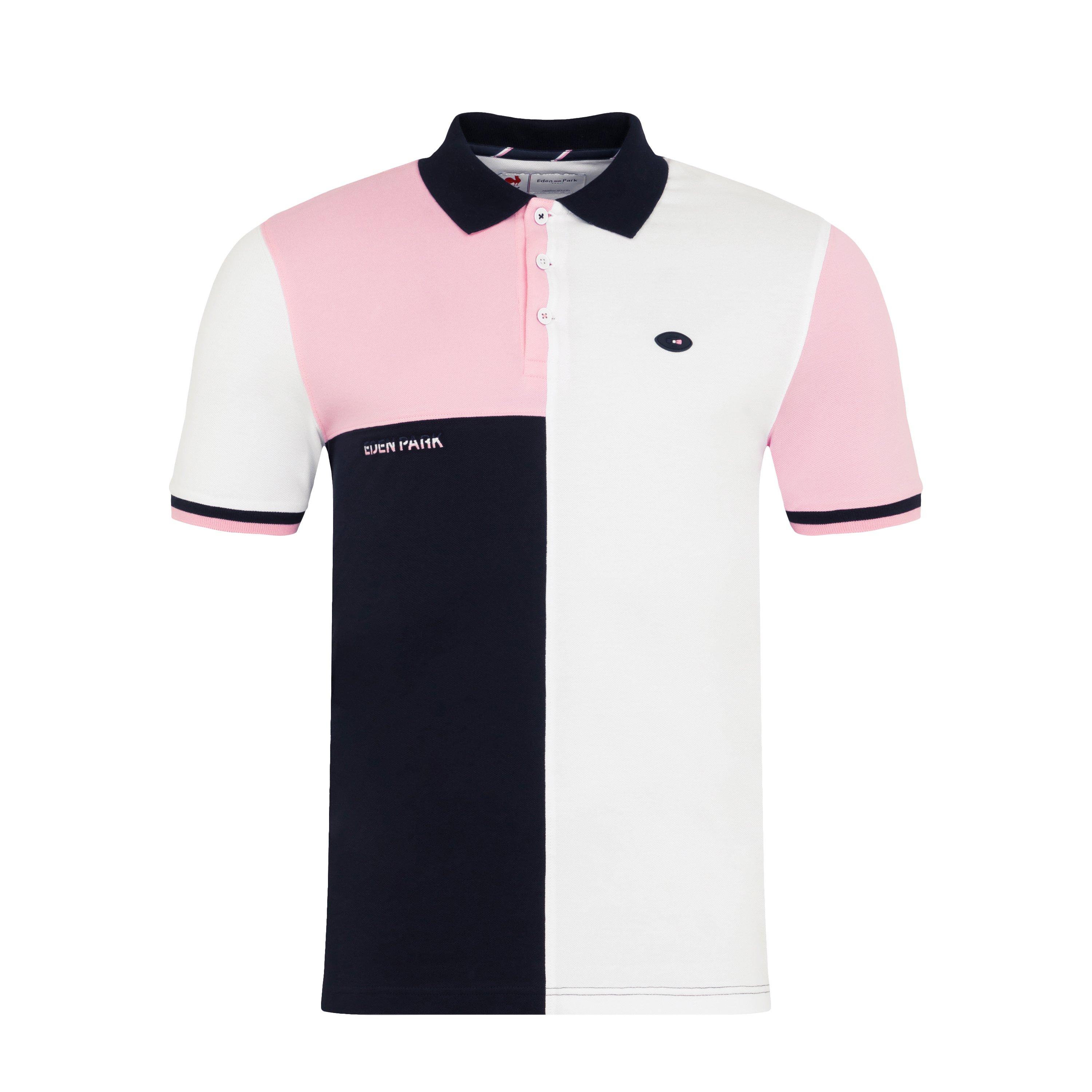 Bc - Eden Park - Short-sleeved colour-block polo shirt - 1
