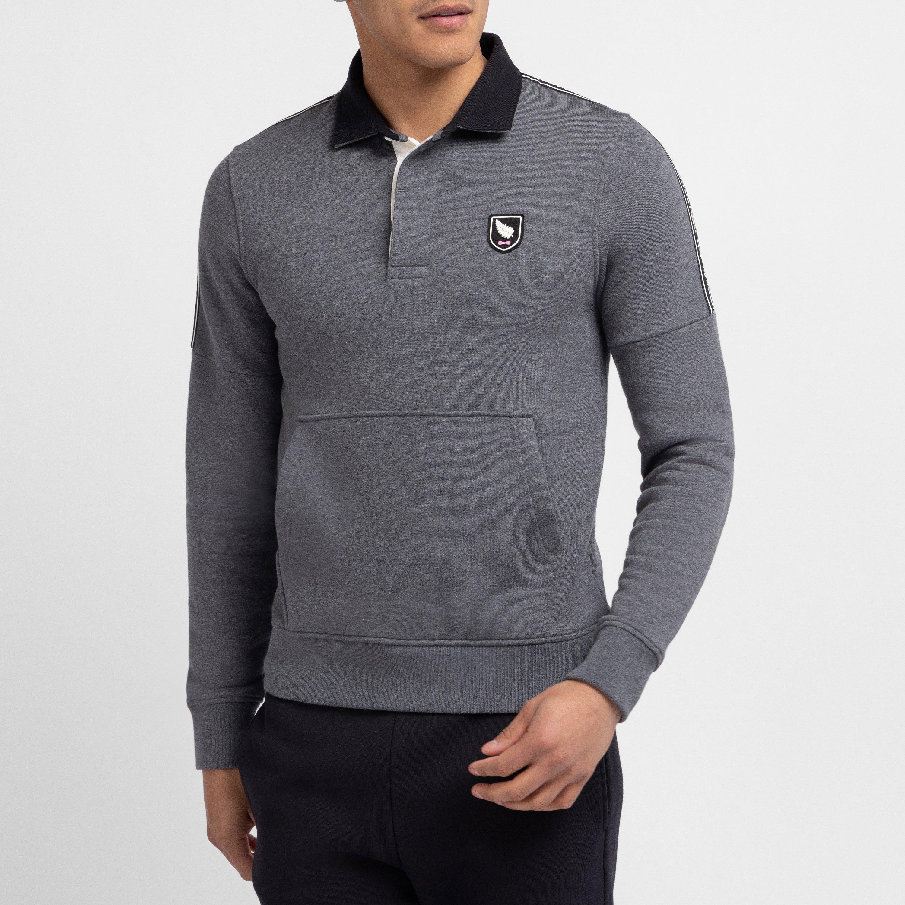 Grf - Eden Park - Grey polo-neck sweatshirt - 2