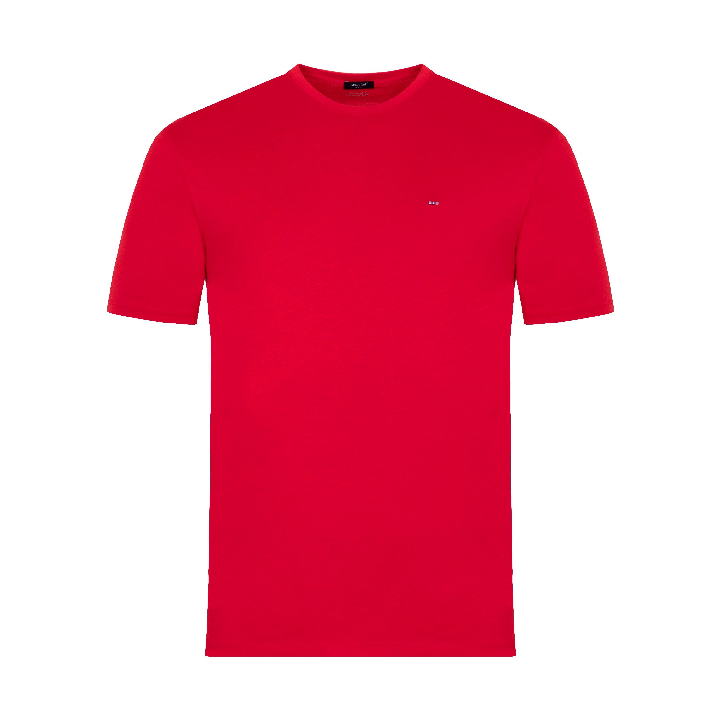 Eden Park Men's Plain Blue Shortsleeved Tshirt - Rgm1 - L