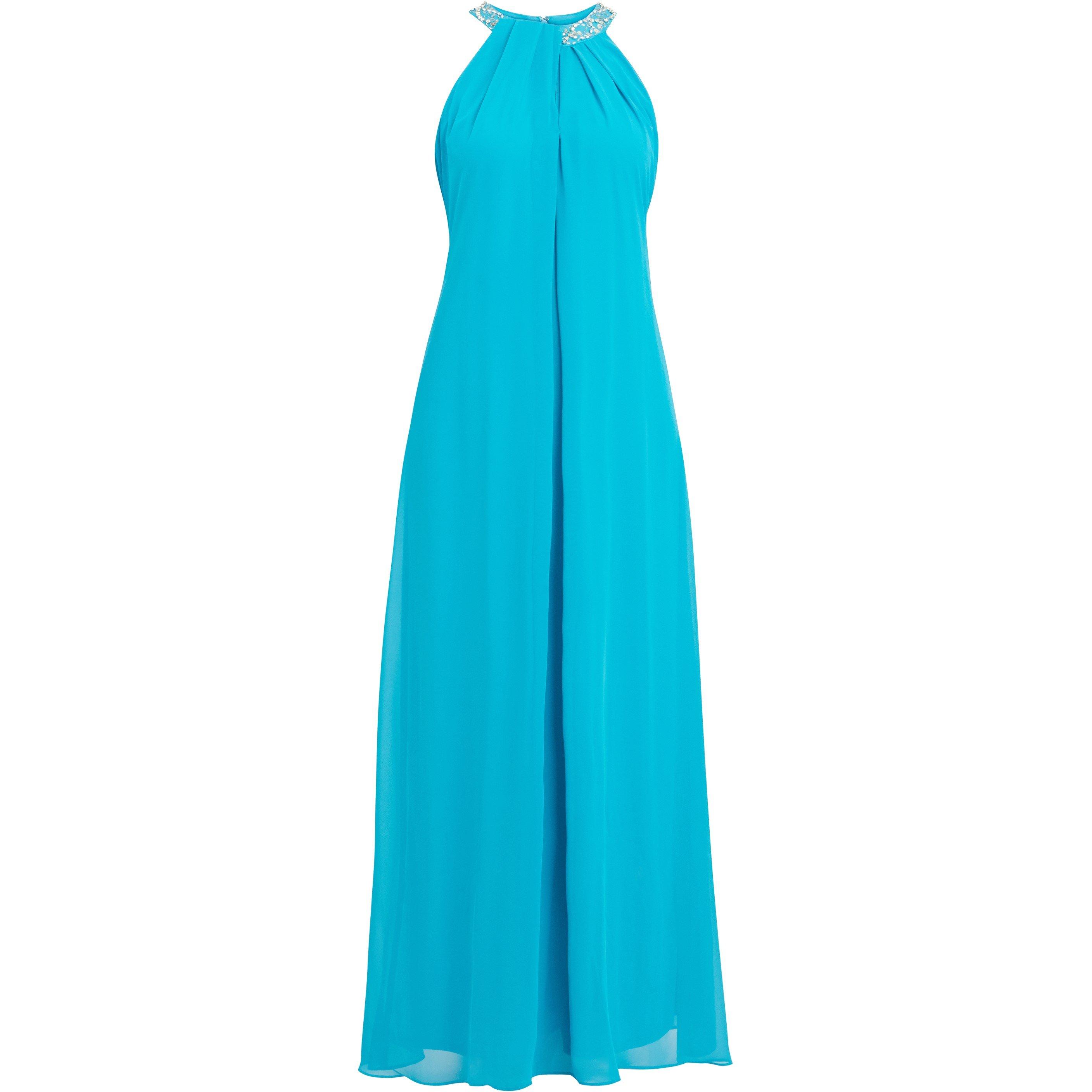 Aqua - Gina Bacconi - Pamela Halter Neck Maxi Dress - 4