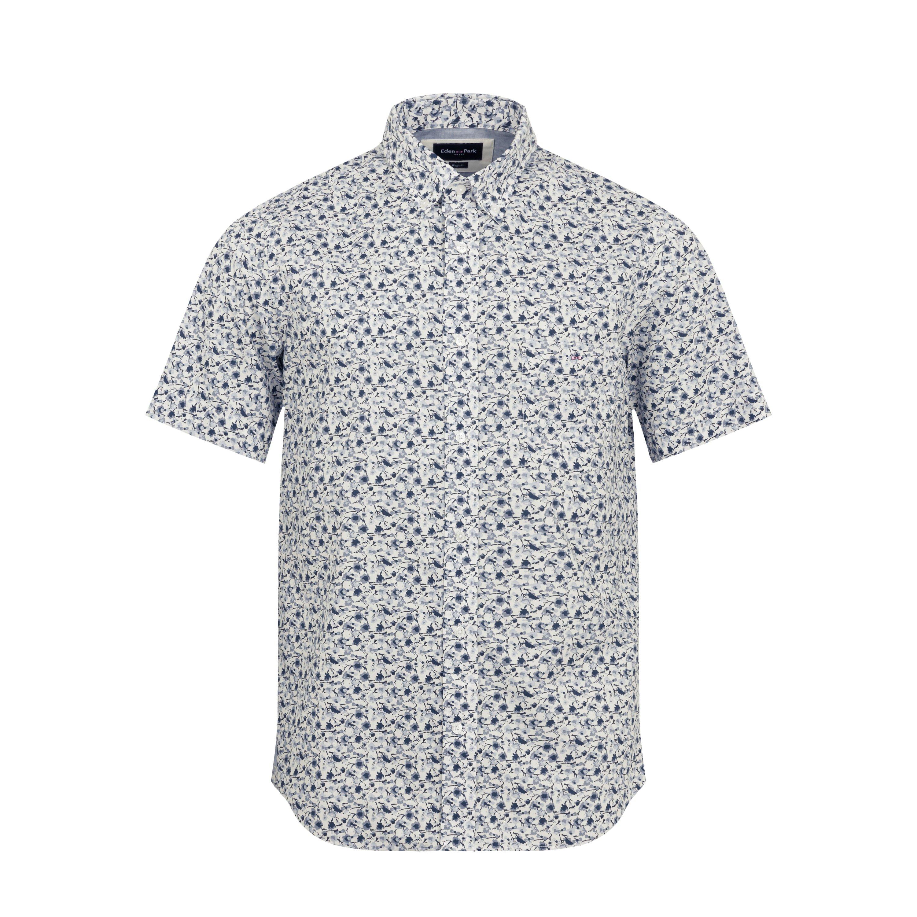Ecc - Eden Park - White shirt with exclusive floral print - 1