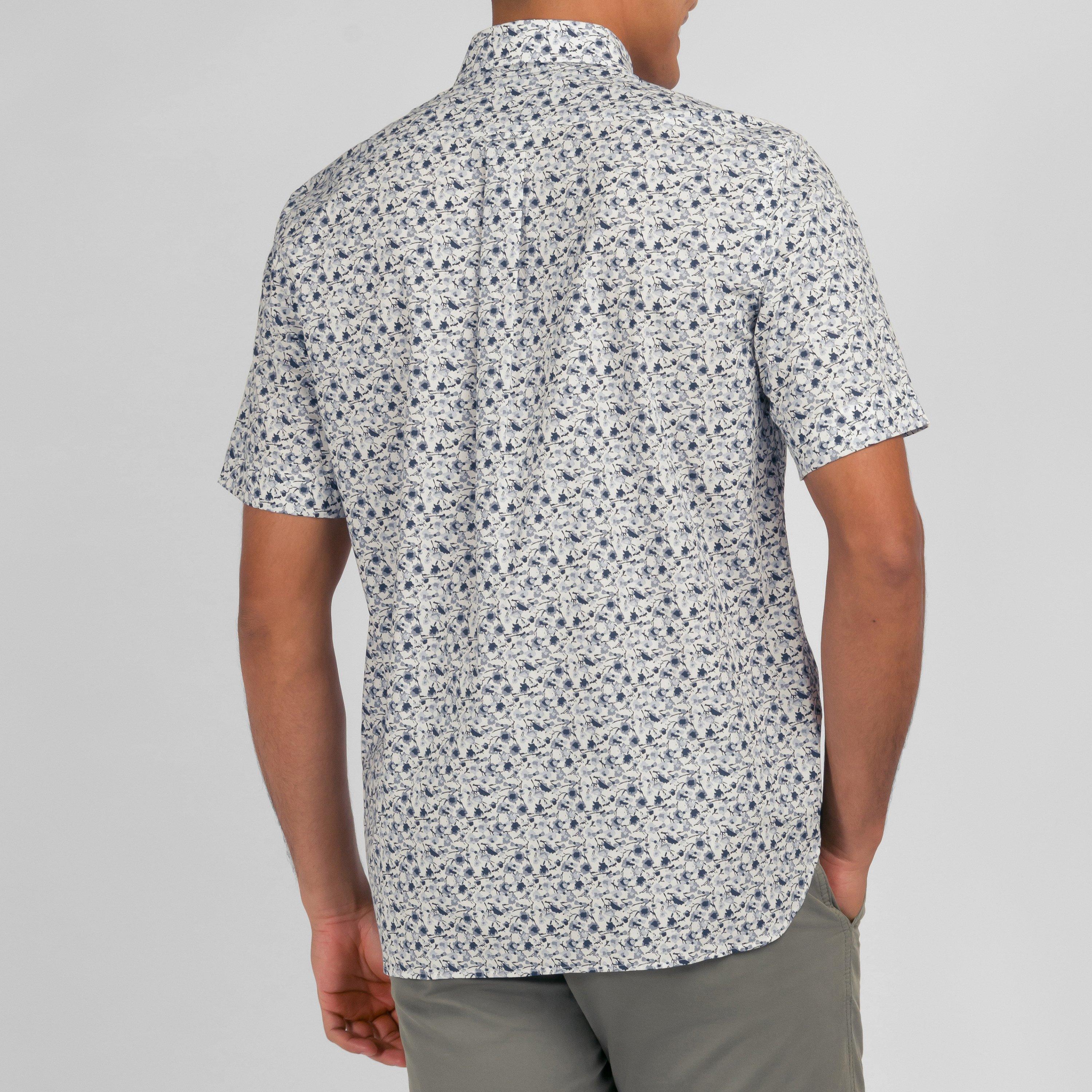 Ecc - Eden Park - White shirt with exclusive floral print - 4