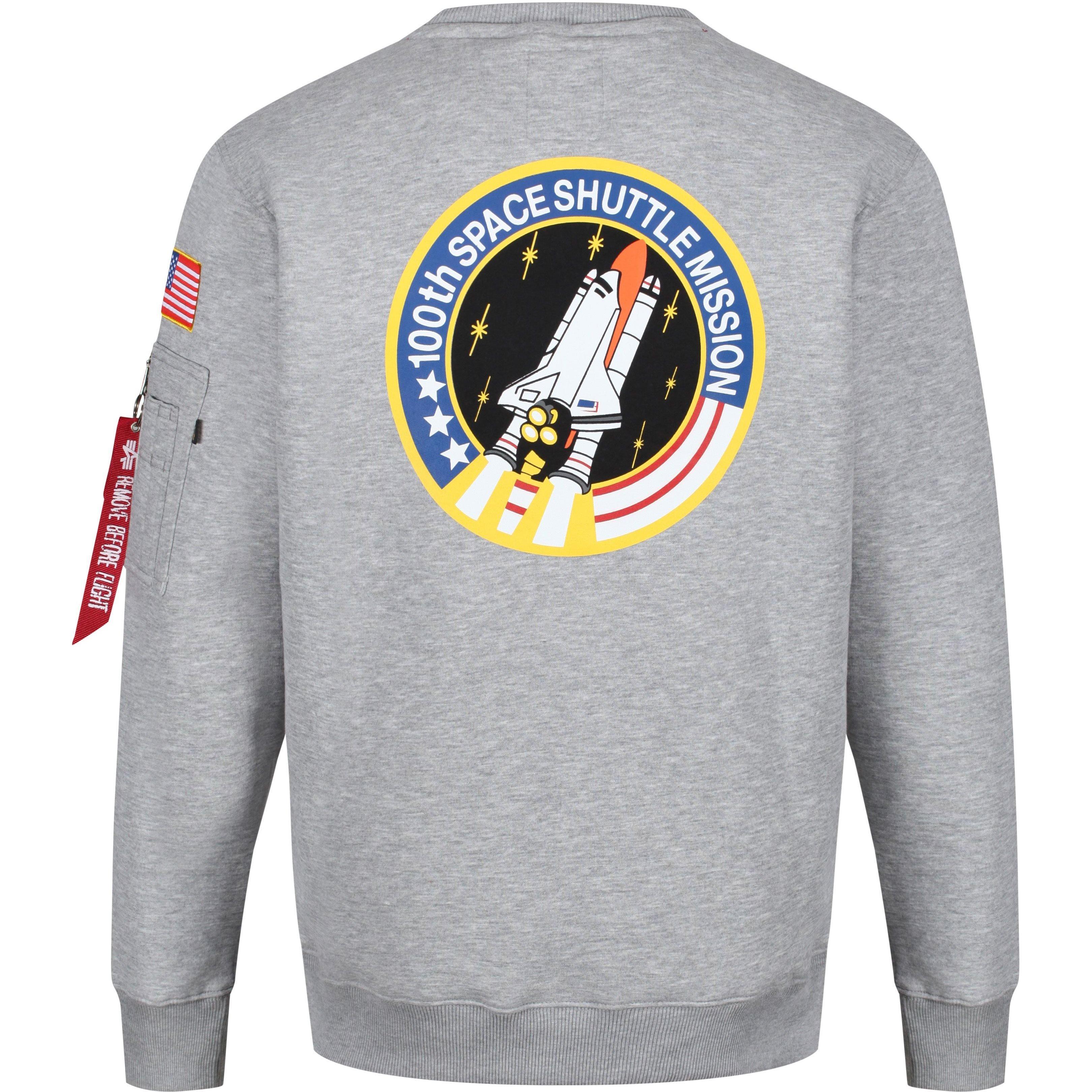 17 Grey Heather - Alpha Industries - Space Shuttle Sweater - 2