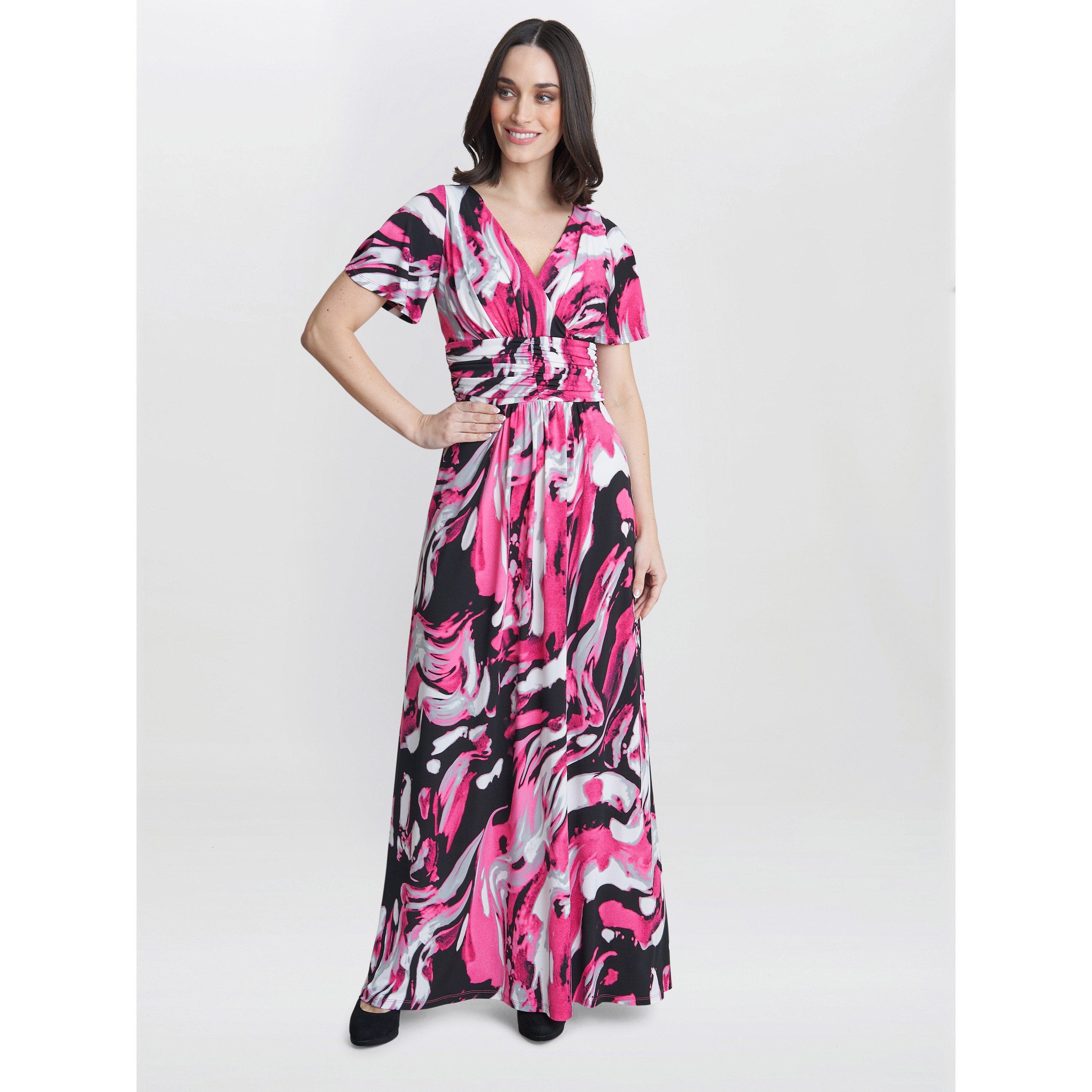 Pinky Grey - Gina Bacconi - Fifi Jersey Maxi Dress - 3