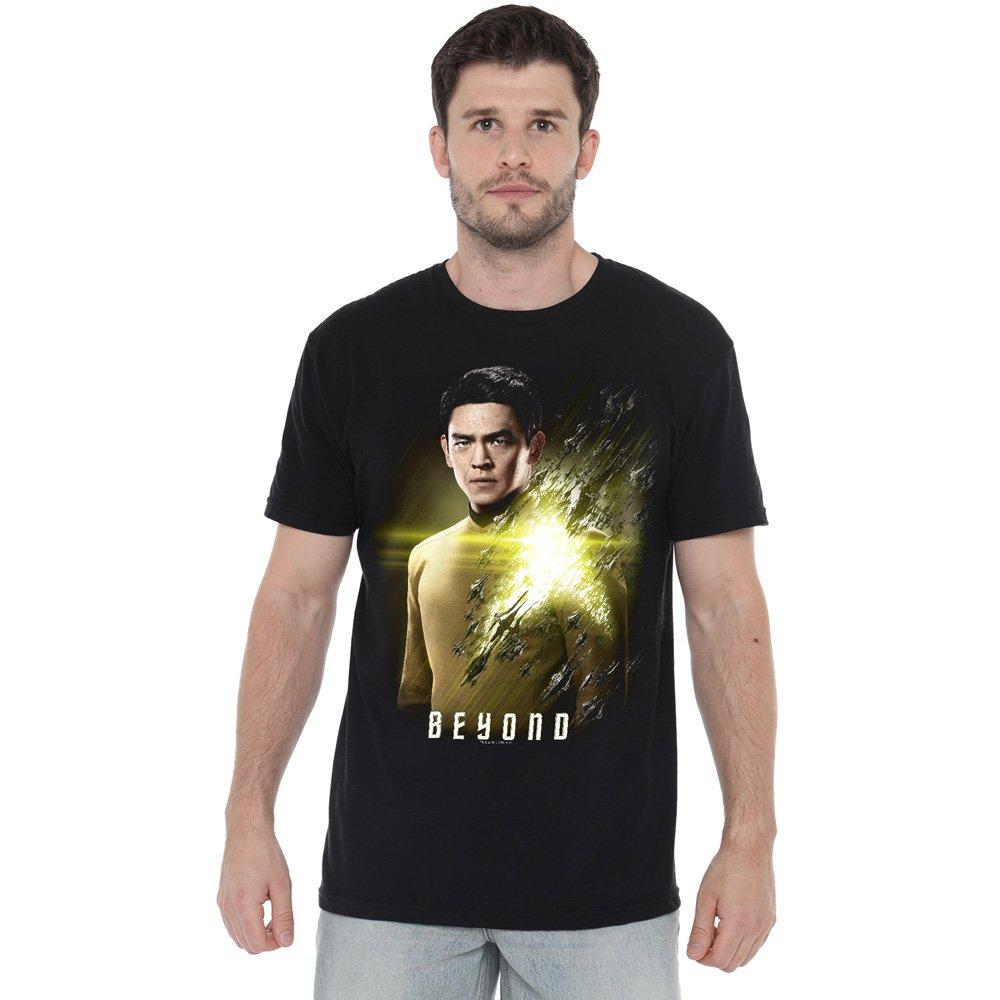 Black - Star Trek - Star Trek Beyond Sulu Poster T Shirt Black - 1