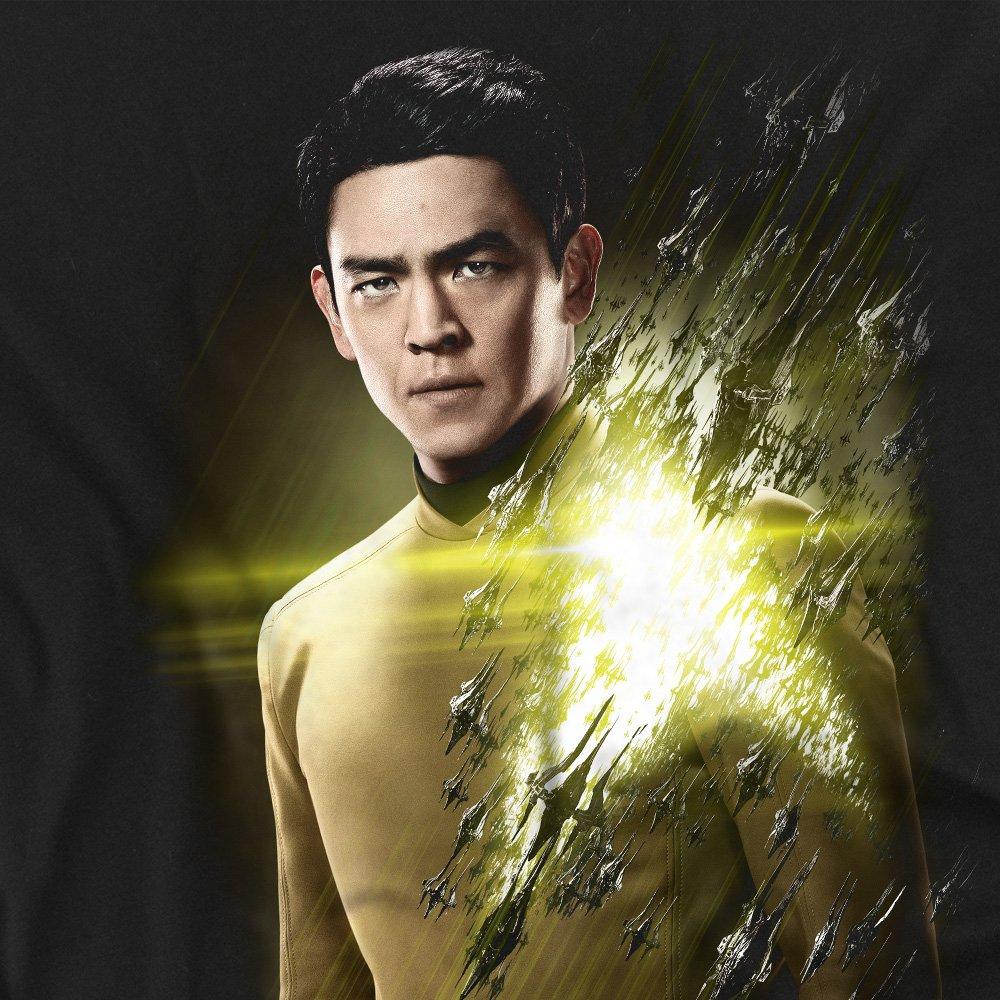 Black - Star Trek - Star Trek Beyond Sulu Poster T Shirt Black - 2