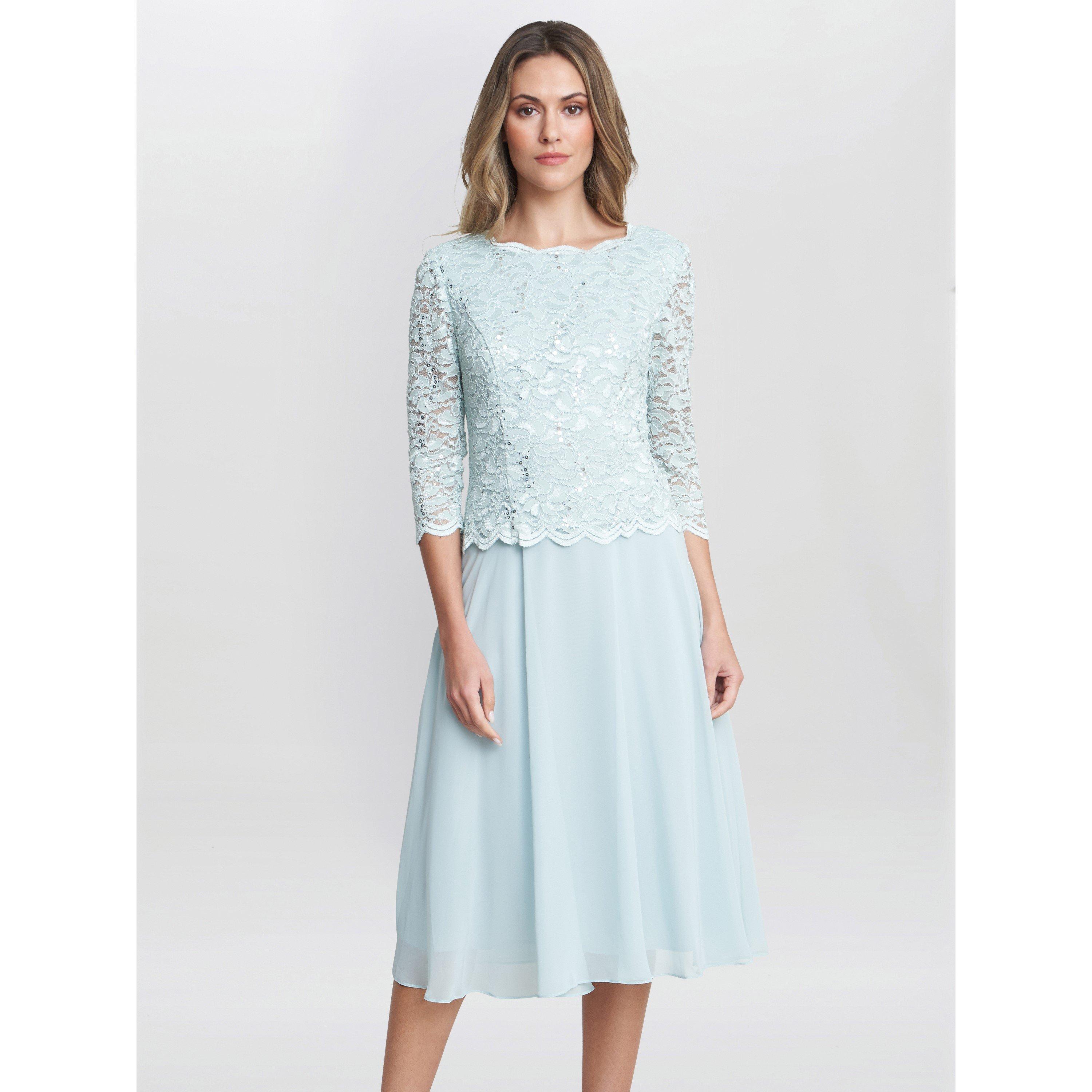 Mint - Gina Bacconi - Rona Midi Dress With Bodice and Skirt - 1