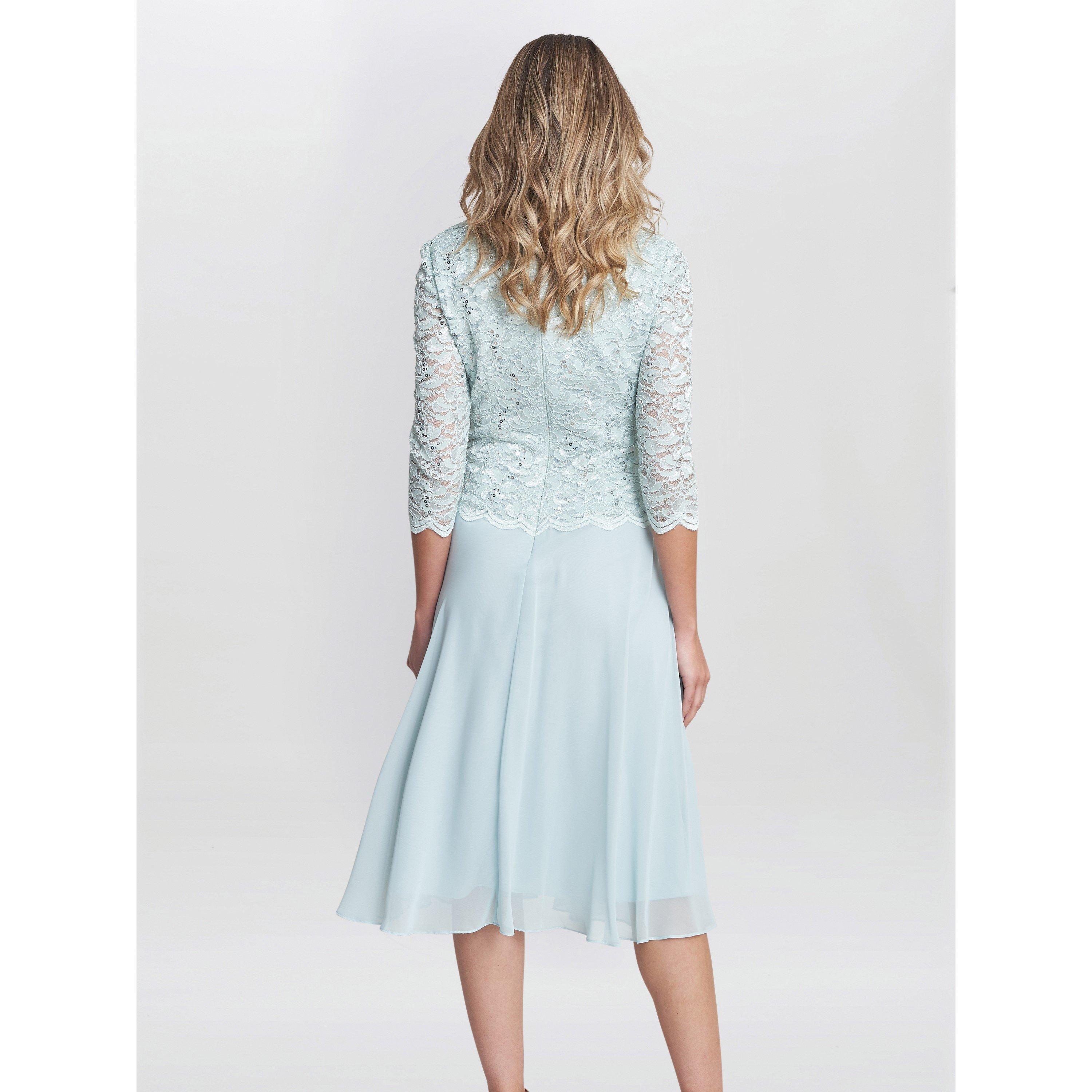 Mint - Gina Bacconi - Rona Midi Dress With Bodice and Skirt - 2
