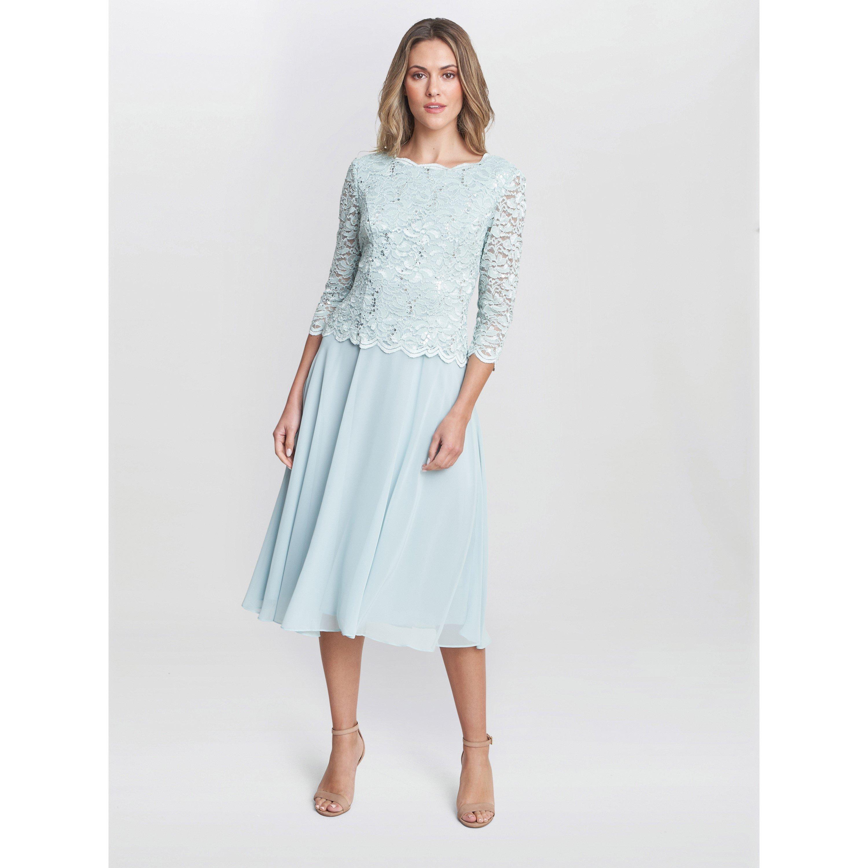Mint - Gina Bacconi - Rona Midi Dress With Bodice and Skirt - 3