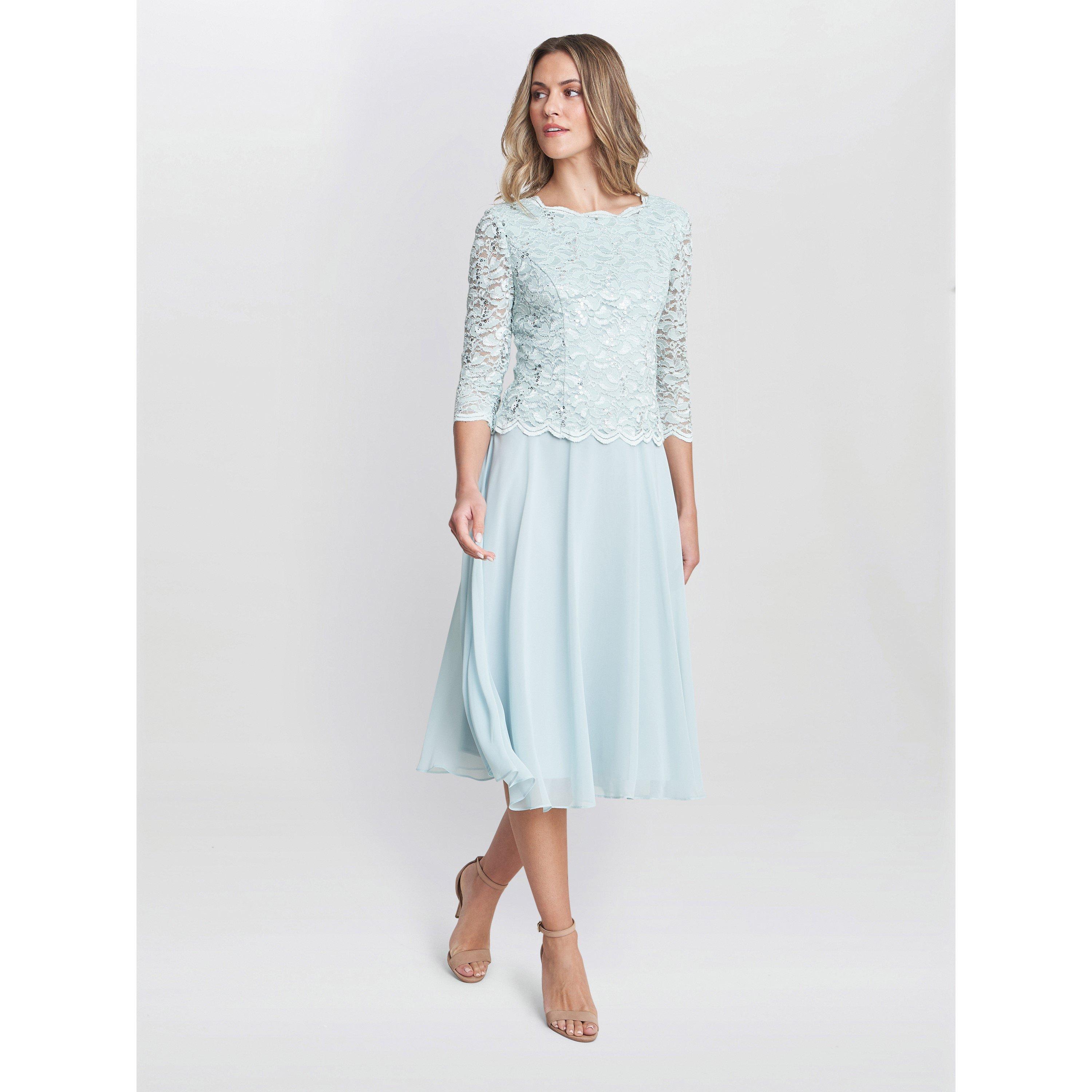 Mint - Gina Bacconi - Rona Midi Dress With Bodice and Skirt - 6