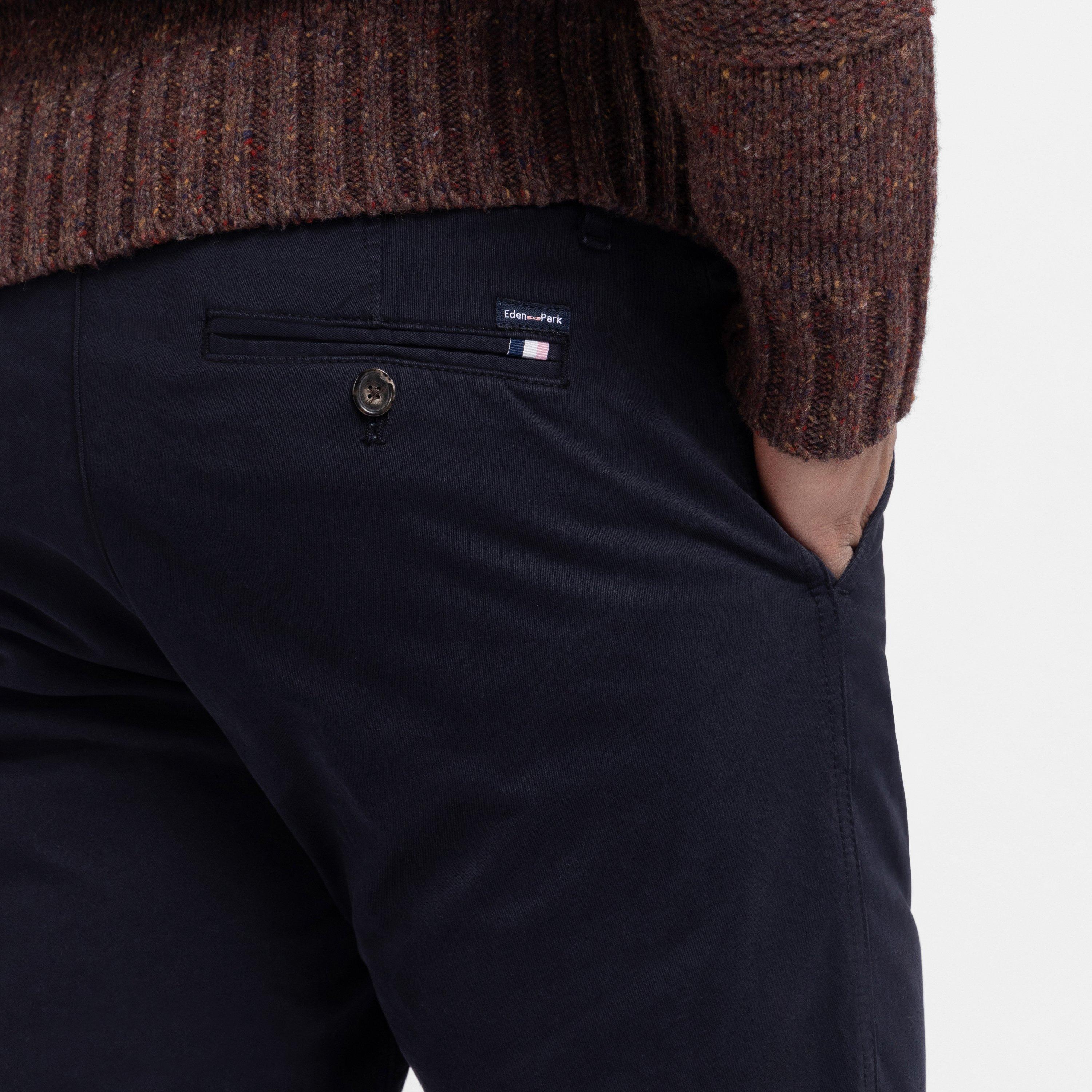 Blf - Eden Park - Straight-leg dark brown chinos - 4