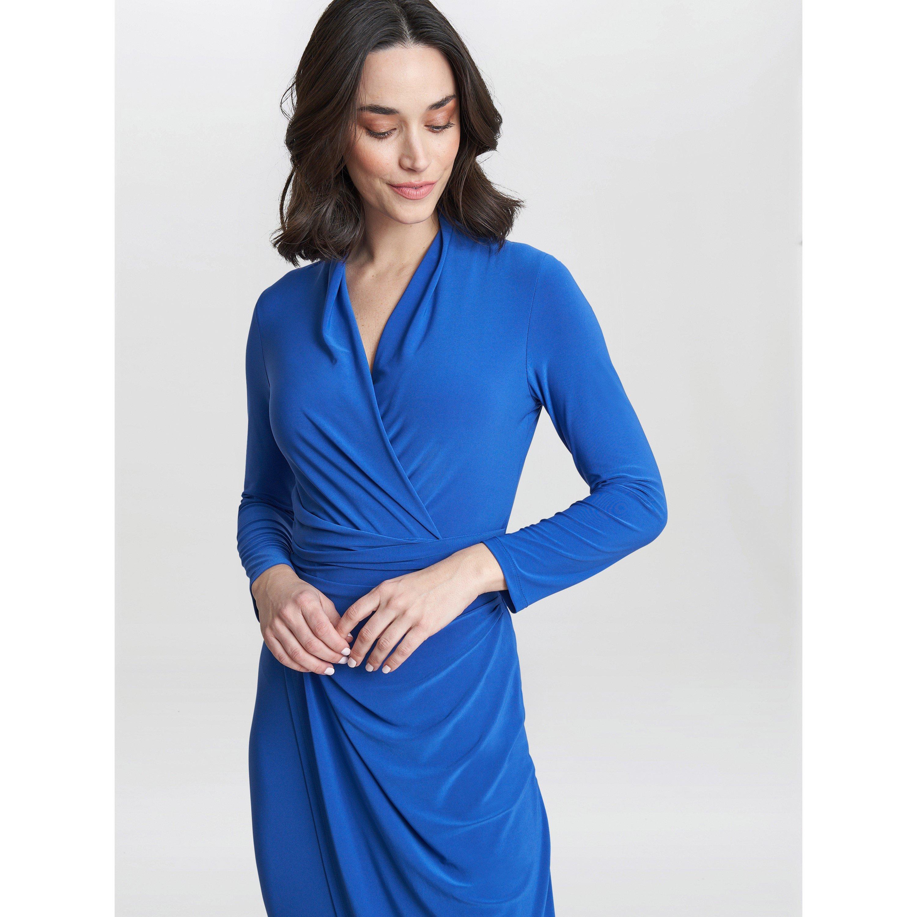 Cobalt - Gina Bacconi - Gloria Jersey Wrap Dress - 5