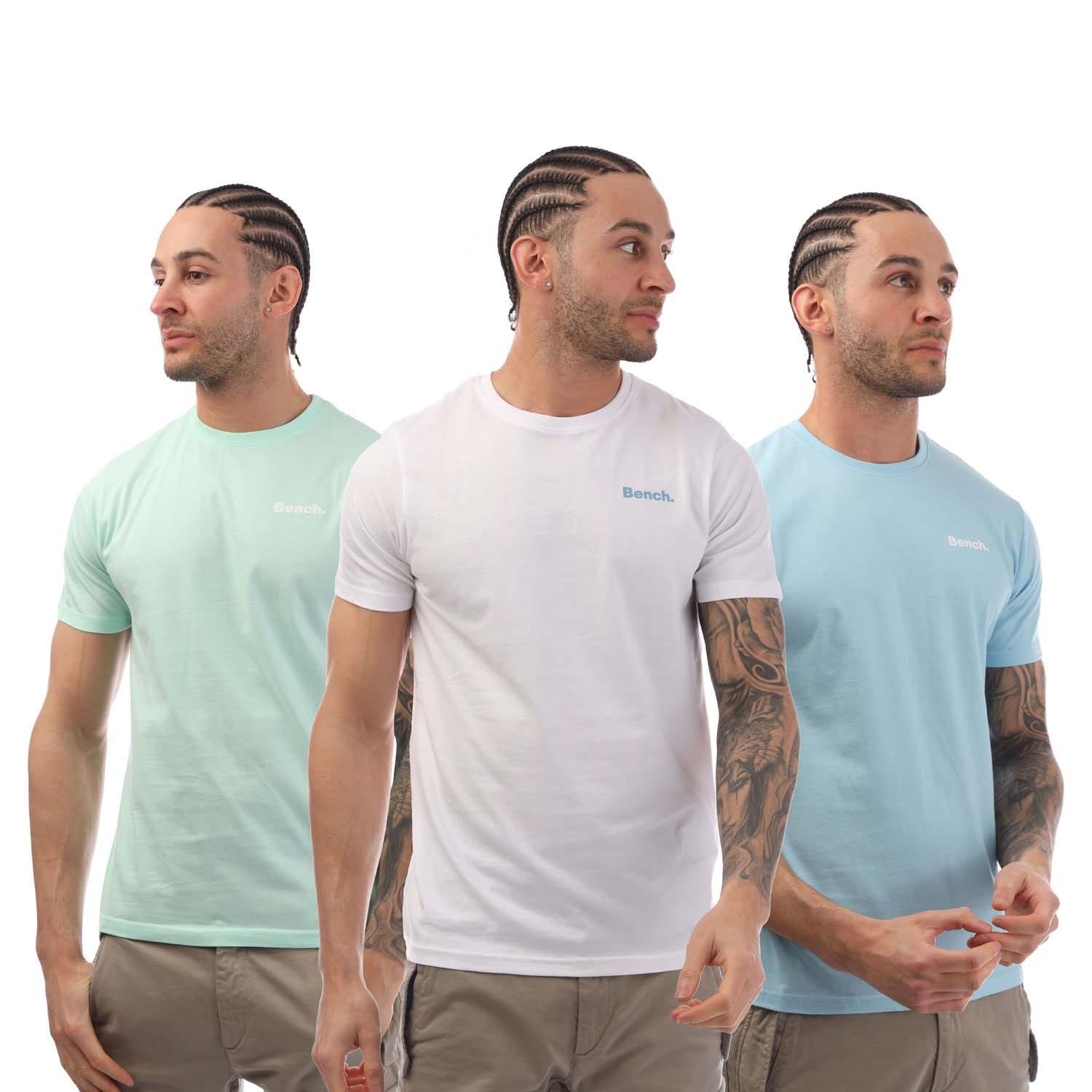 Bench Stanille Logo 3 Pack T- Shirts