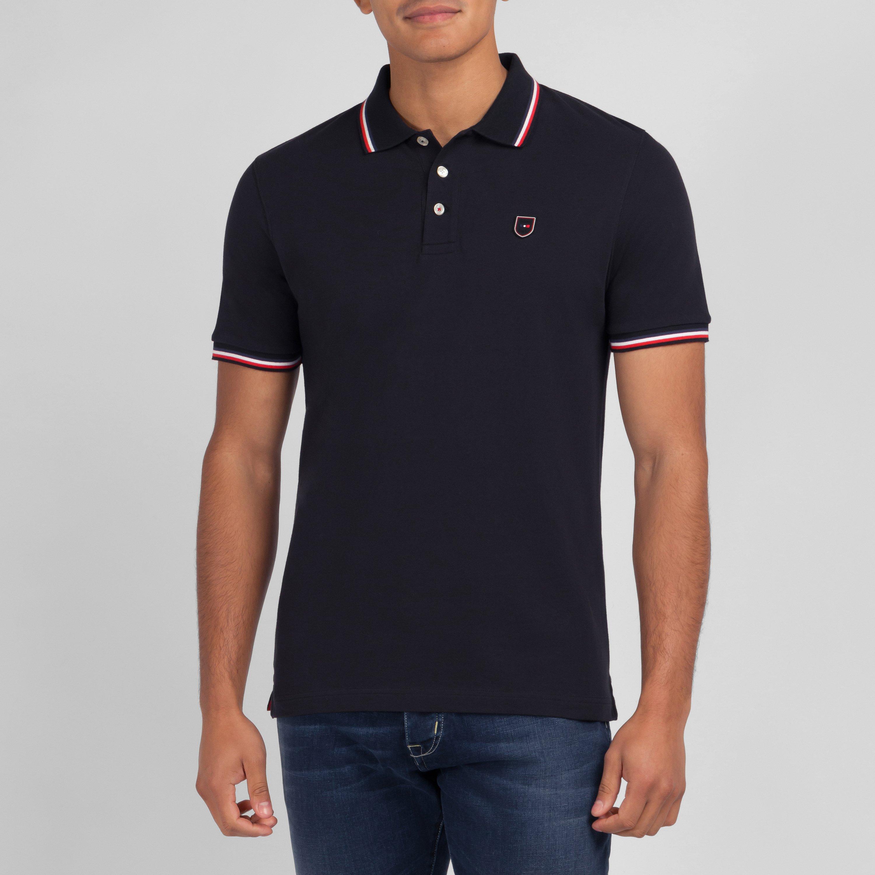 Blf - Eden Park - Navy blue short-sleeved polo shirt - 2