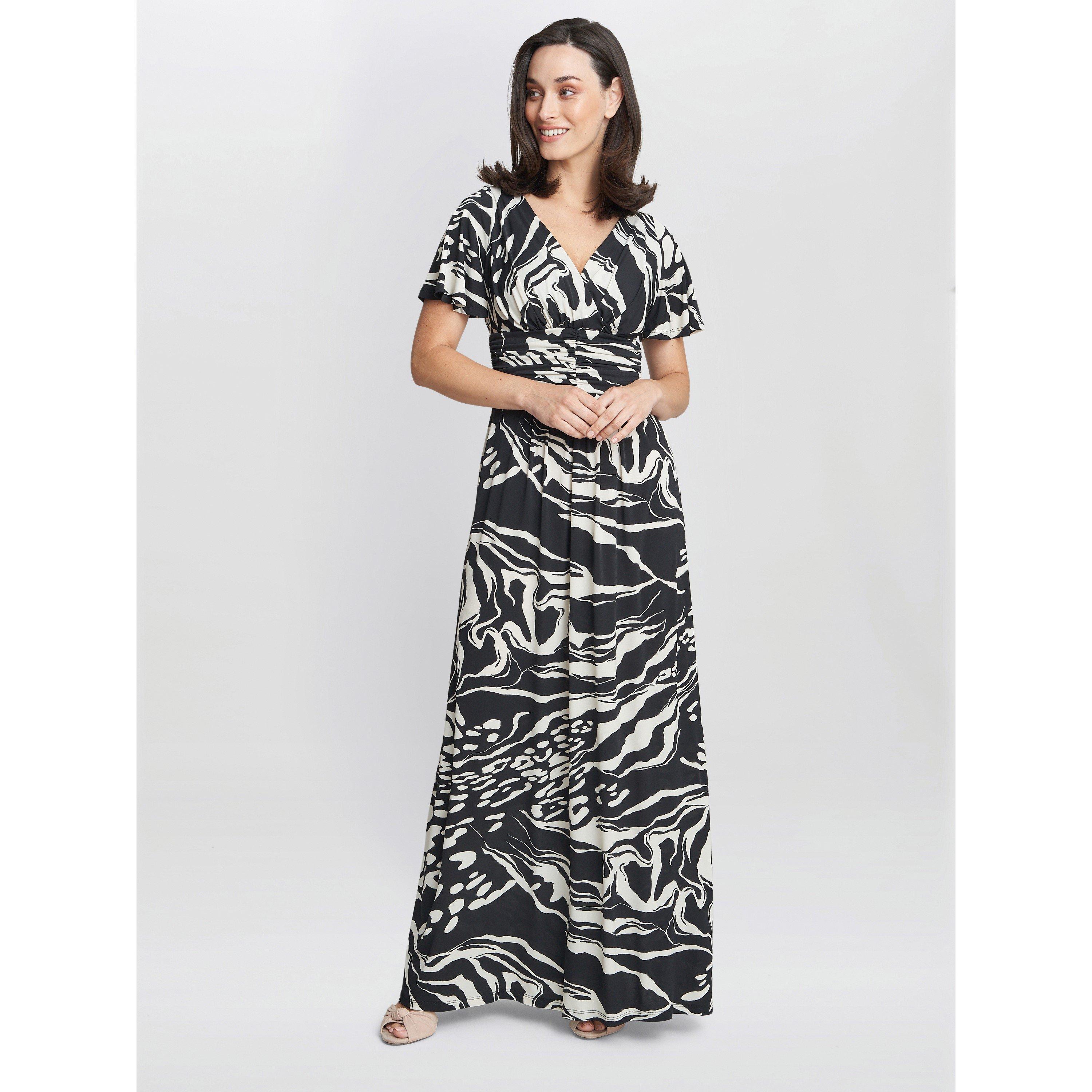 Black Cream - Gina Bacconi - Geraldine Jersey Maxi Dress - 3