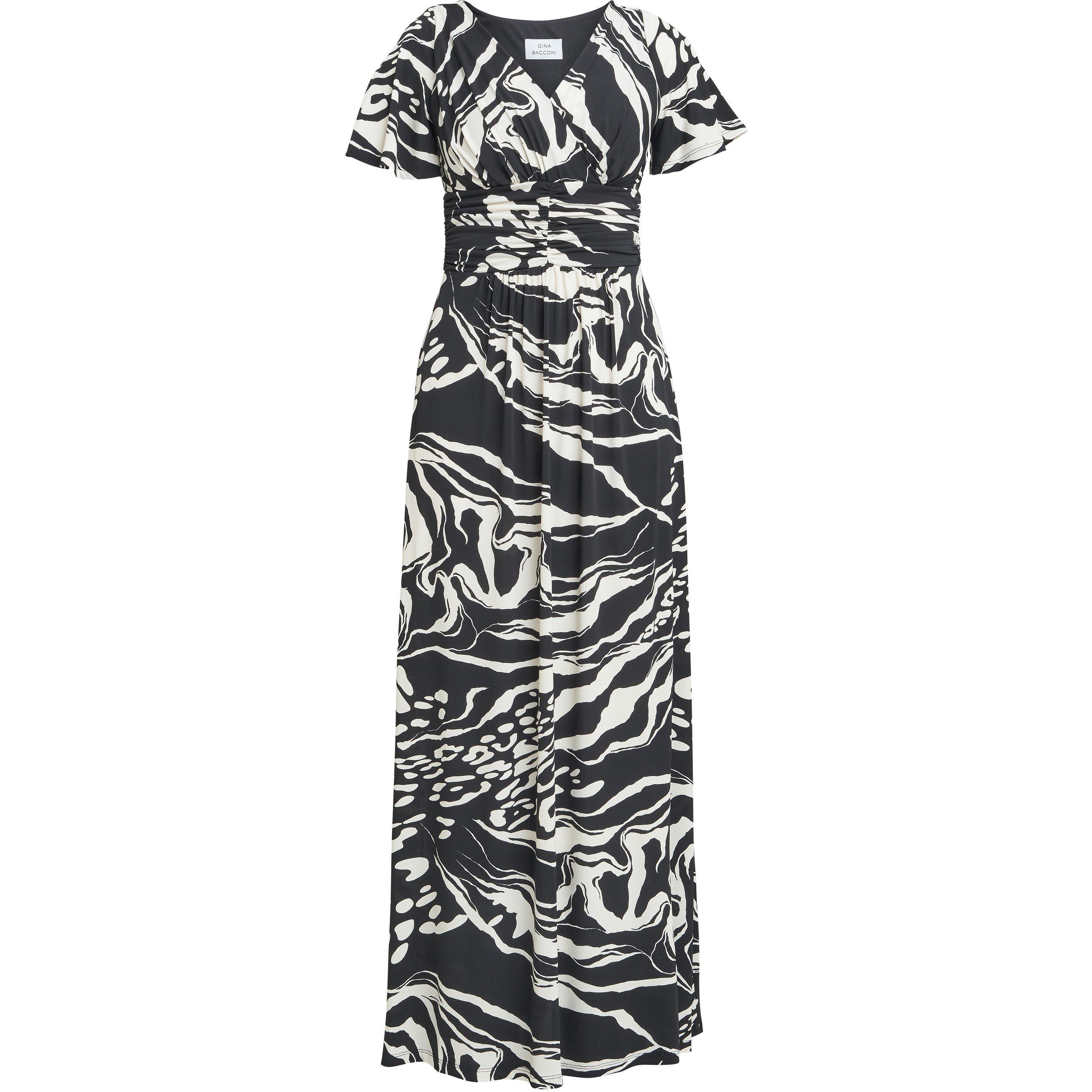 Black Cream - Gina Bacconi - Geraldine Jersey Maxi Dress - 4