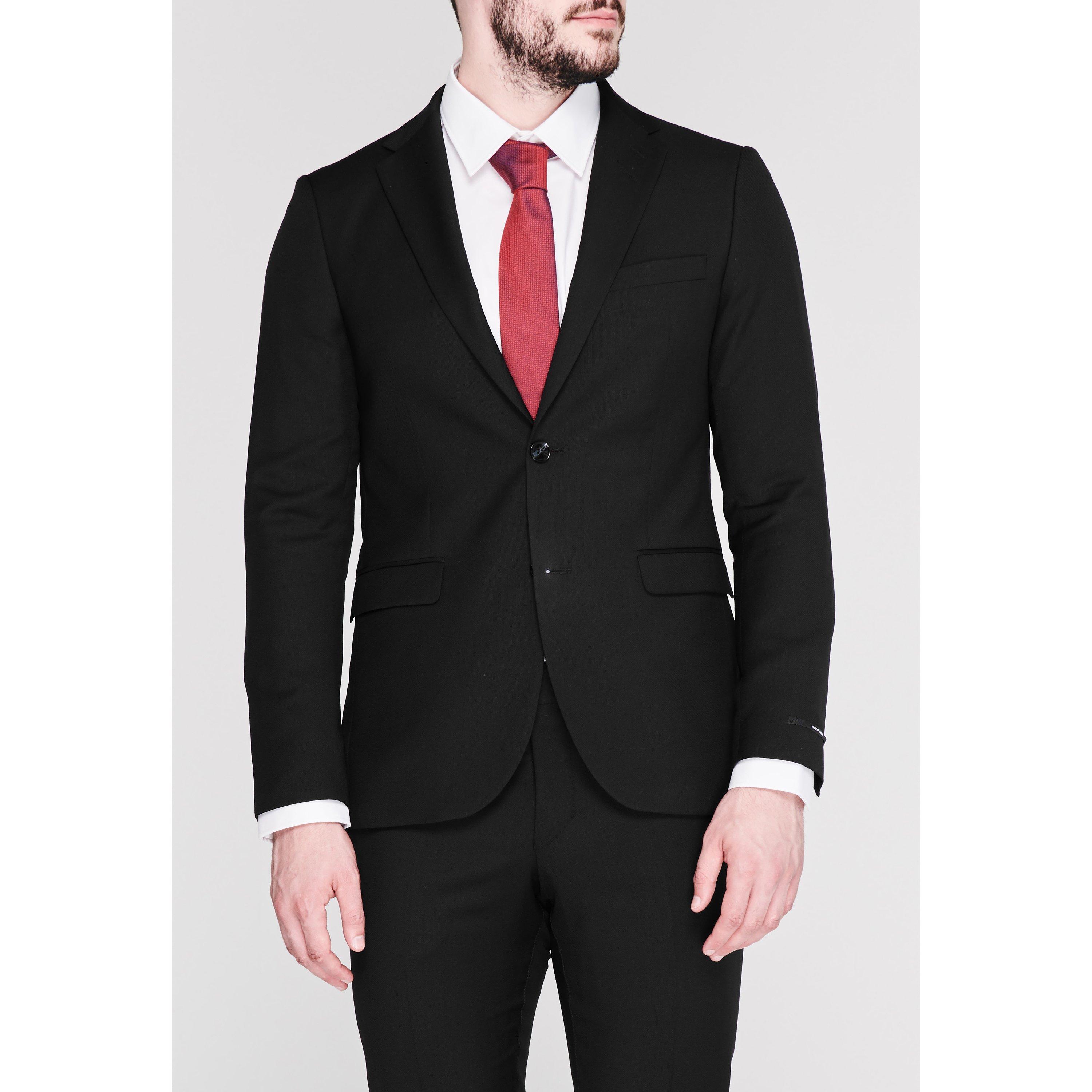 Black - Tiger of Sweden - SB2 Micro Textured Suit Jacket - 2