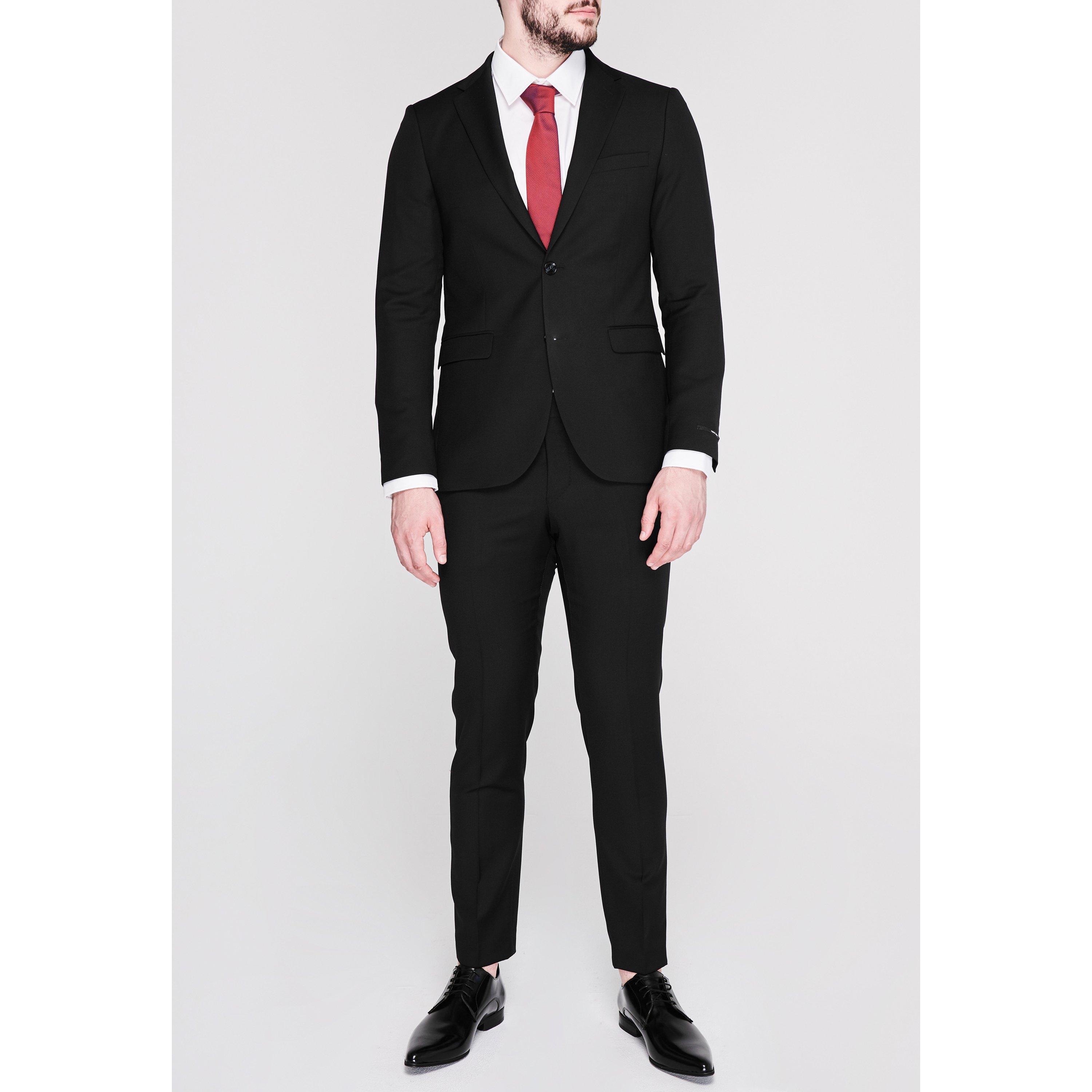 Black - Tiger of Sweden - SB2 Micro Textured Suit Jacket - 5