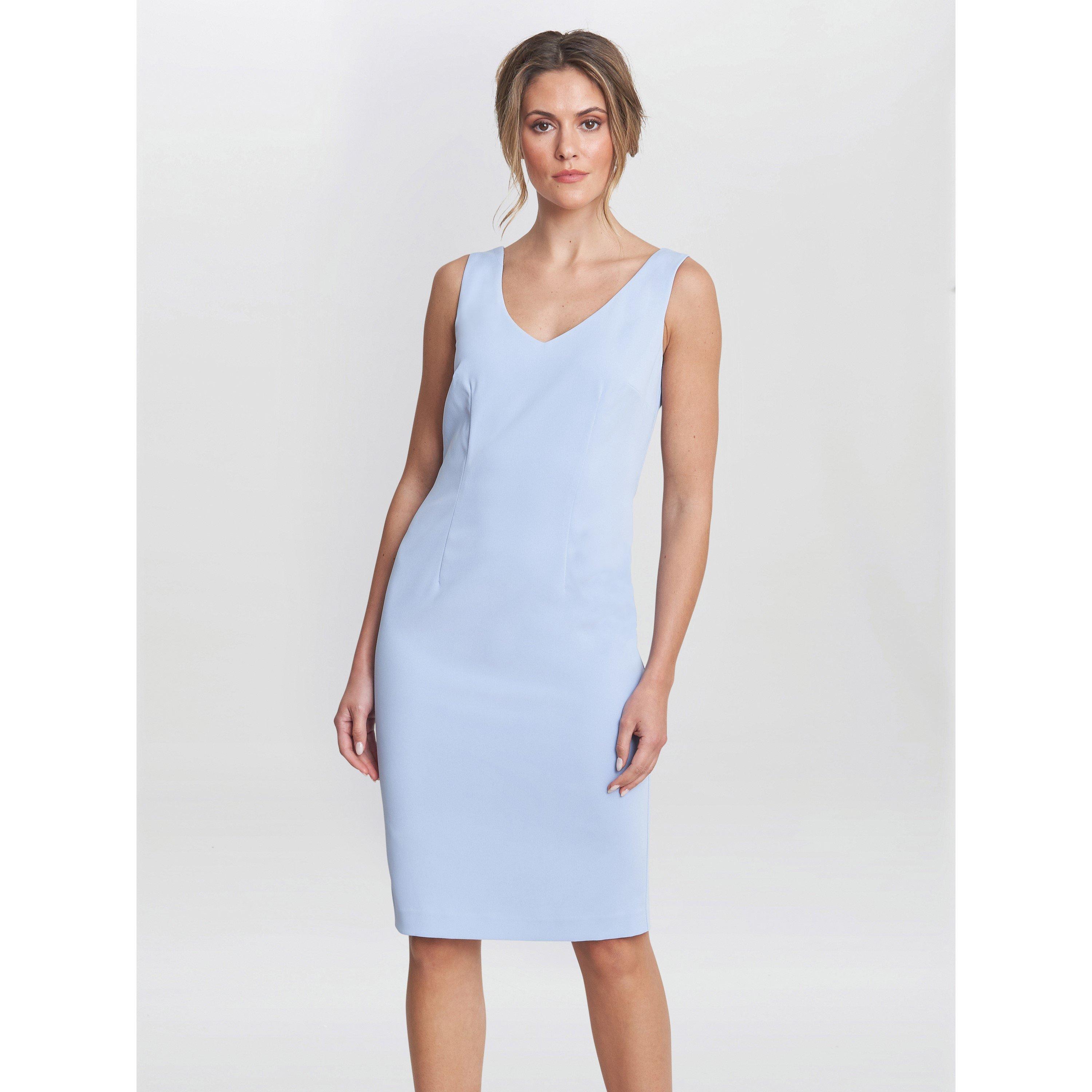 Nordic Blue - Gina Bacconi - Melissa Crepe Dress And Jacket - 6
